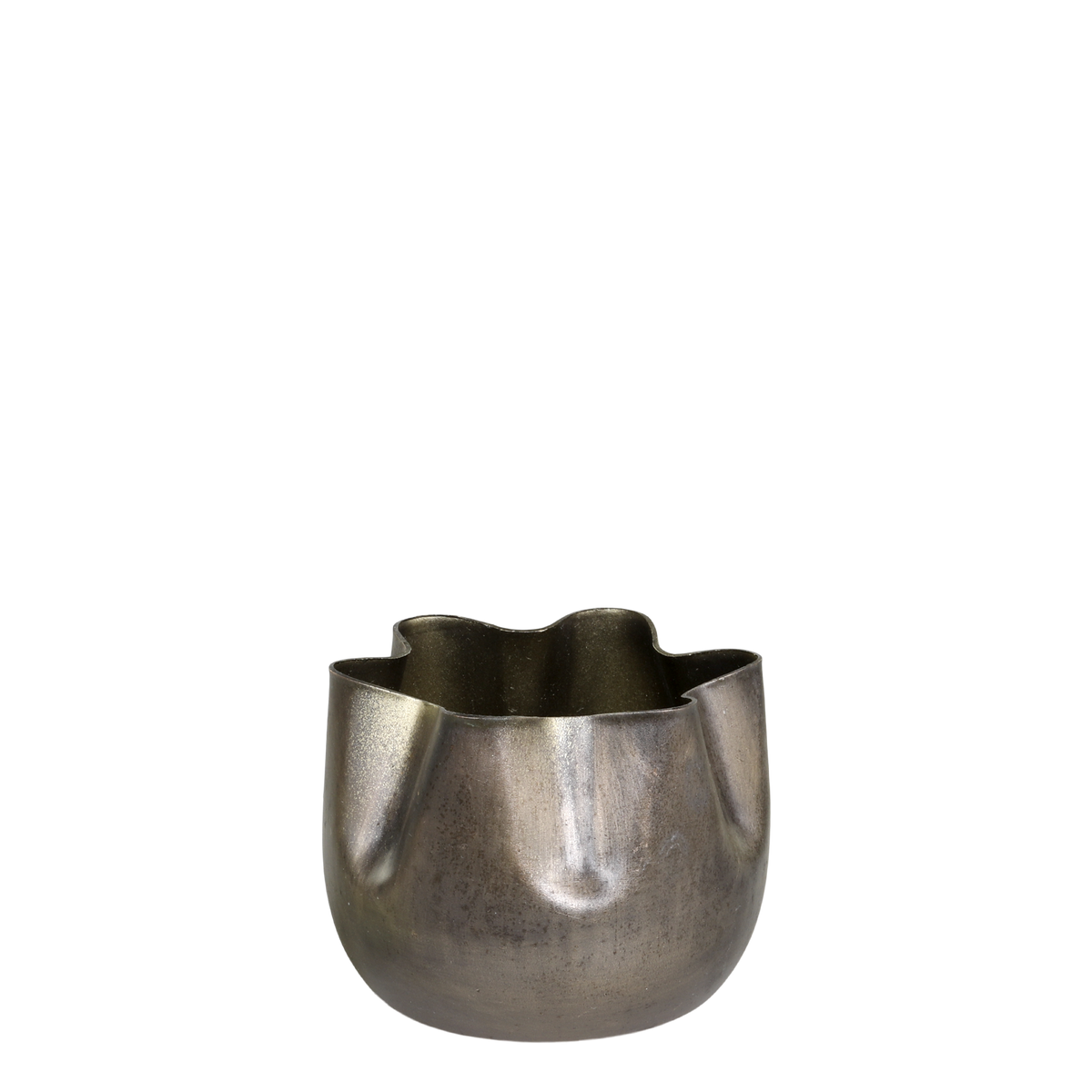 Kerzenständer aus Eisen antique messing für Stabkerzen