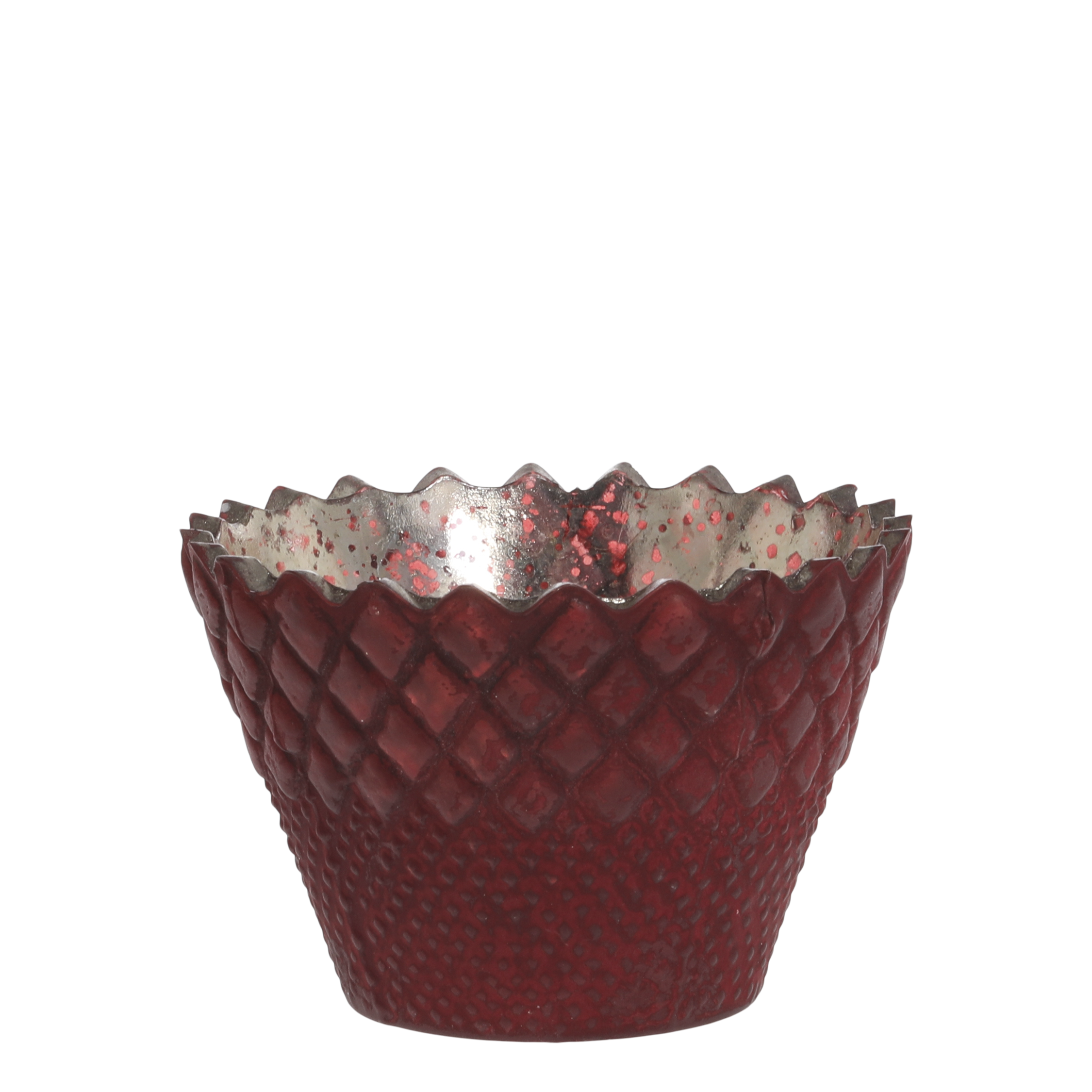 Windlicht aus Glas antique cherry 10 cm Durchmesser