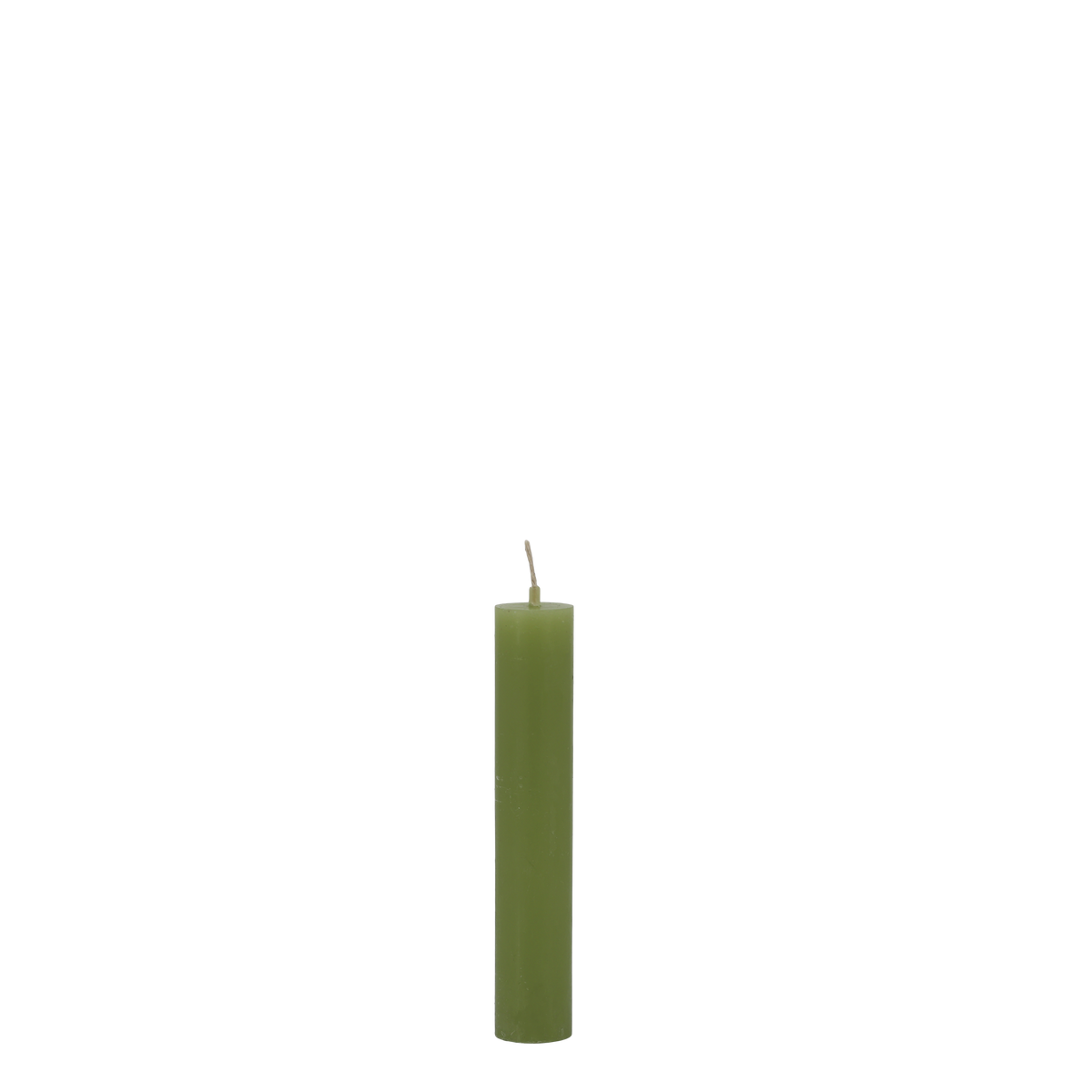 Mini Stabkerzen in Forrest Green, 11 cm, rustikal