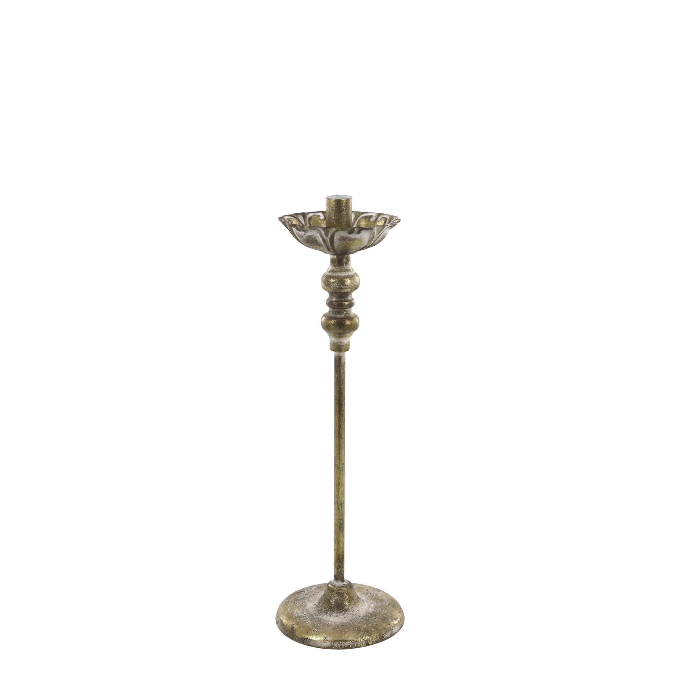 Kerzenständer Vire antik messing, 40 cm hoch