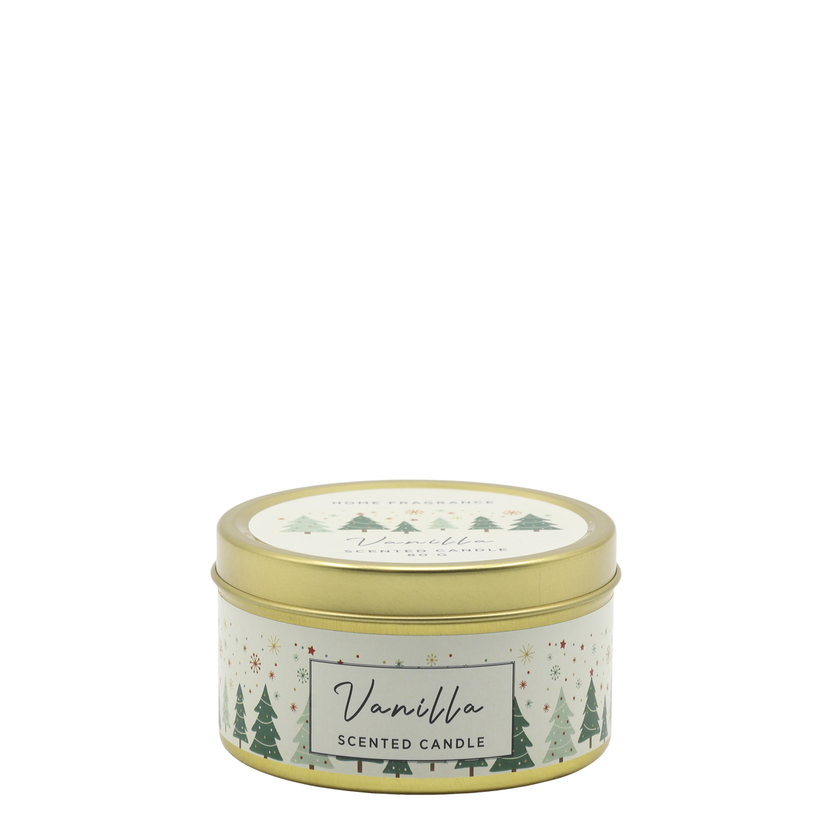 Duftkerze Vanilla aus Zinn, 4 cm hoch