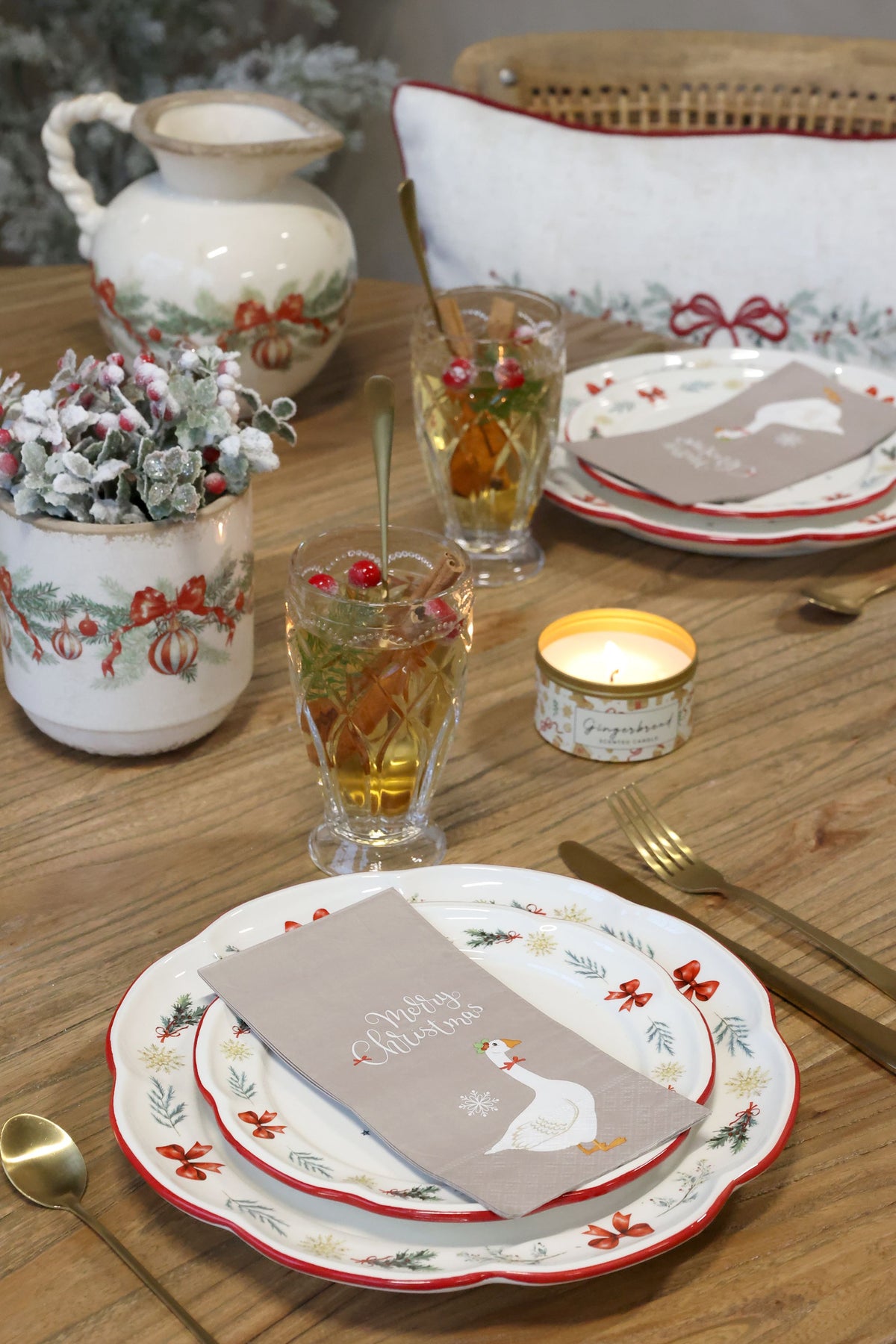 Duftkerze Gingerbread aus Zinn, 4 cm hoch