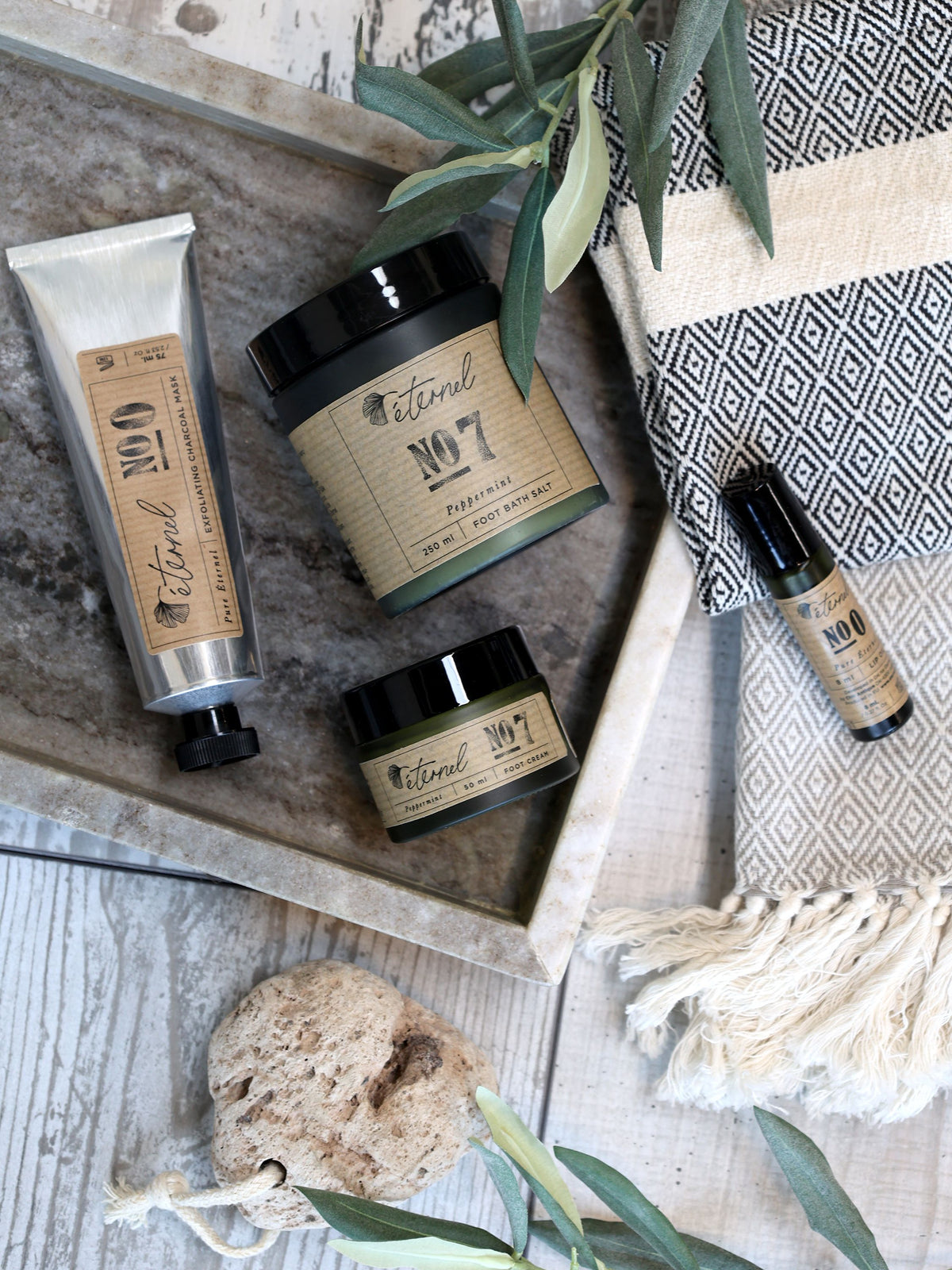Éternel Fußcreme No.7 mit Pfefferminz, 50 ml