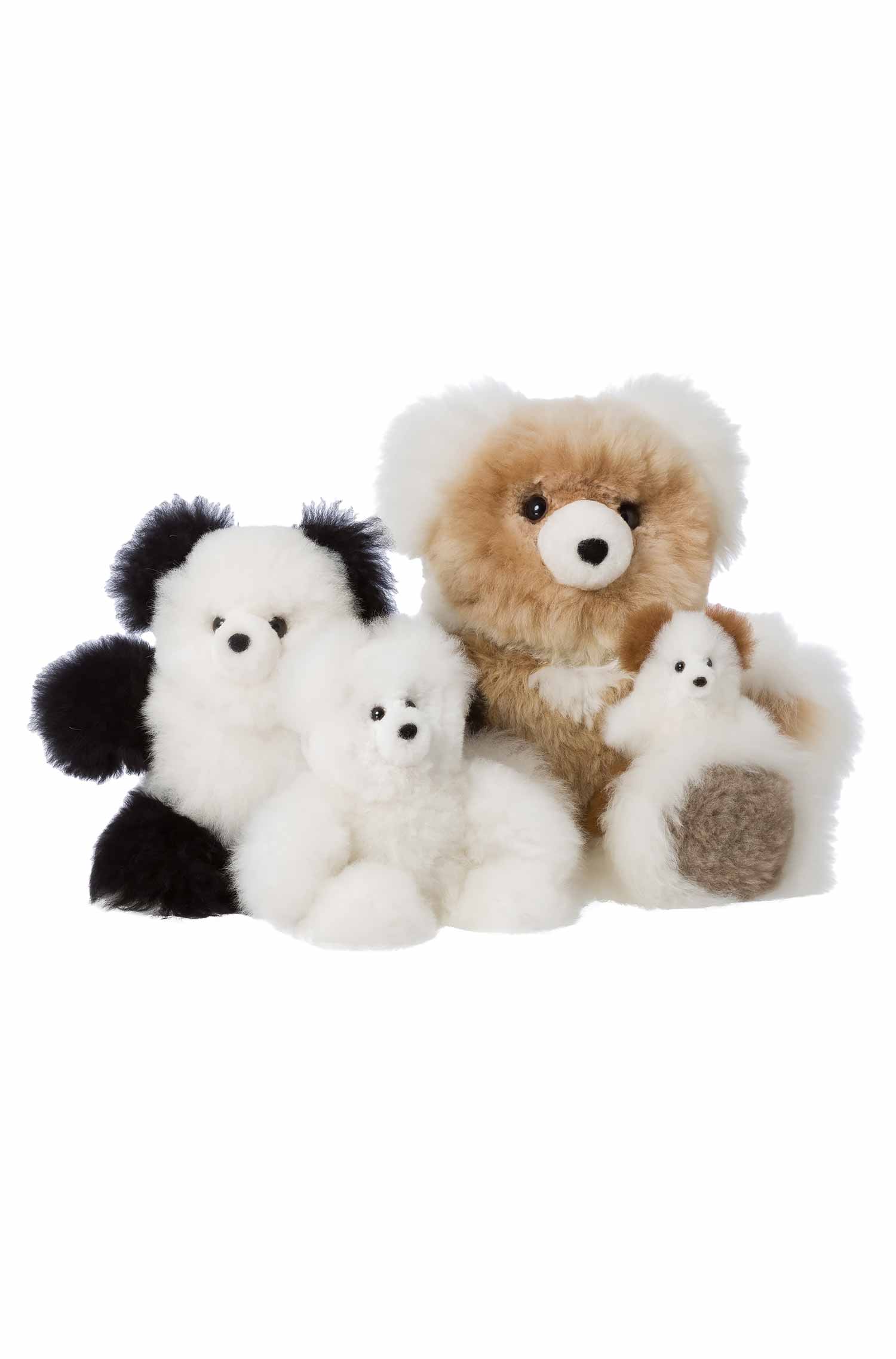Alpaka Kuscheltier TEDDY (50cm) aus Alpaka Fell