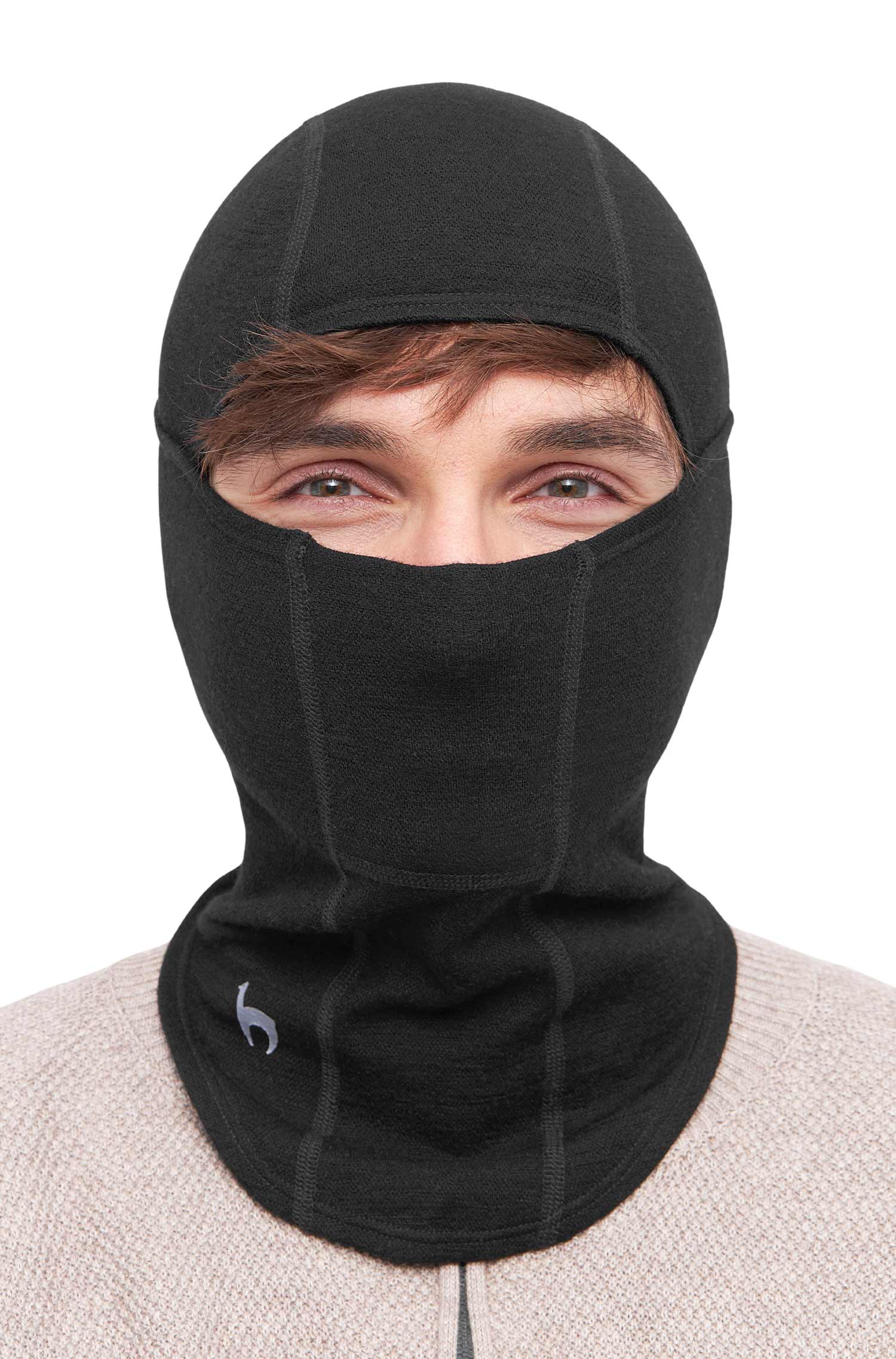 Alpaka Balaclava THERMO LAYER mit Baby Alpaka & Bio-Pima-Baumwolle