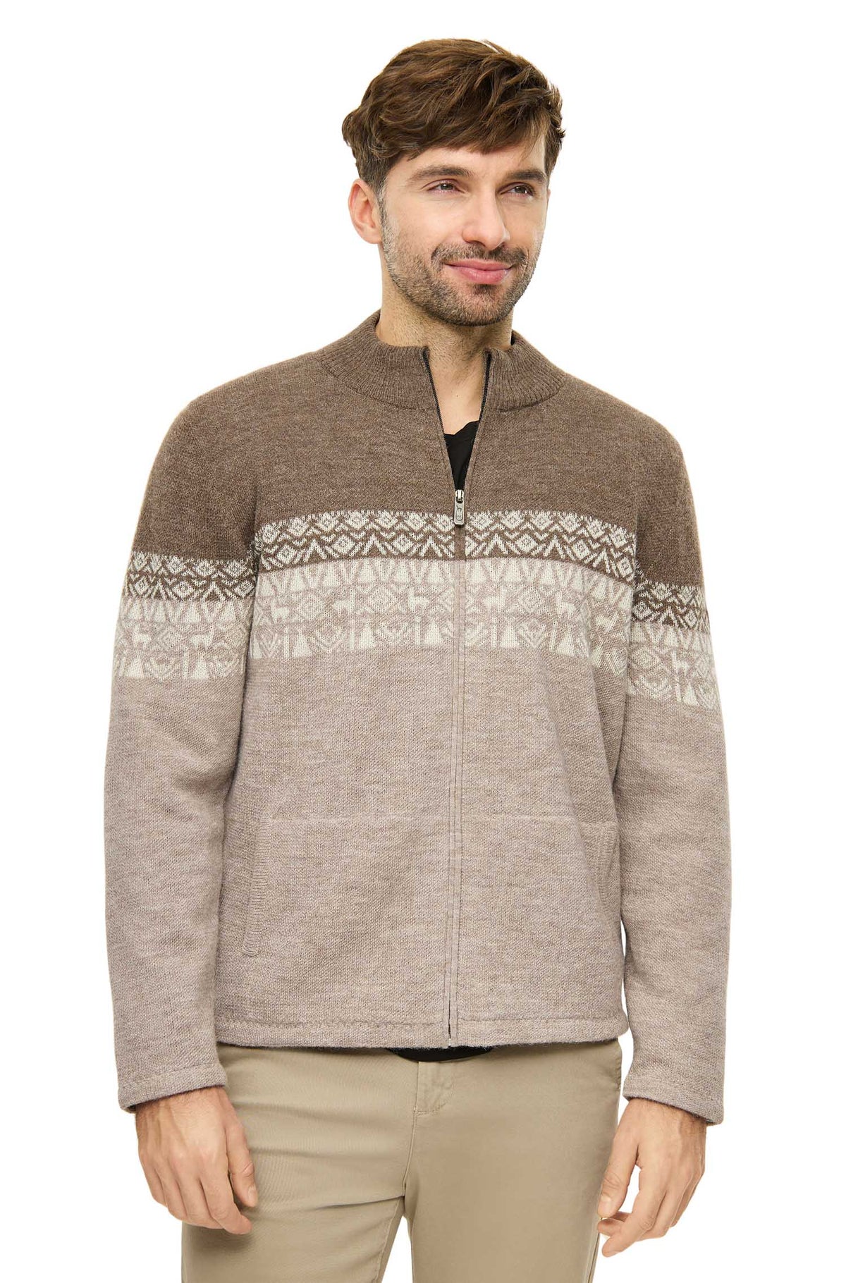 Alpaka Strickjacke BEAU | gefüttert
