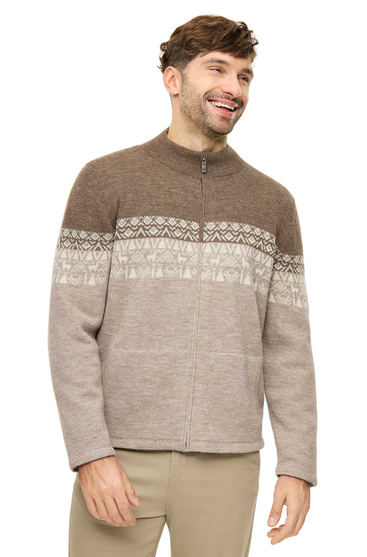 Alpaka Strickjacke BEAU | gefüttert