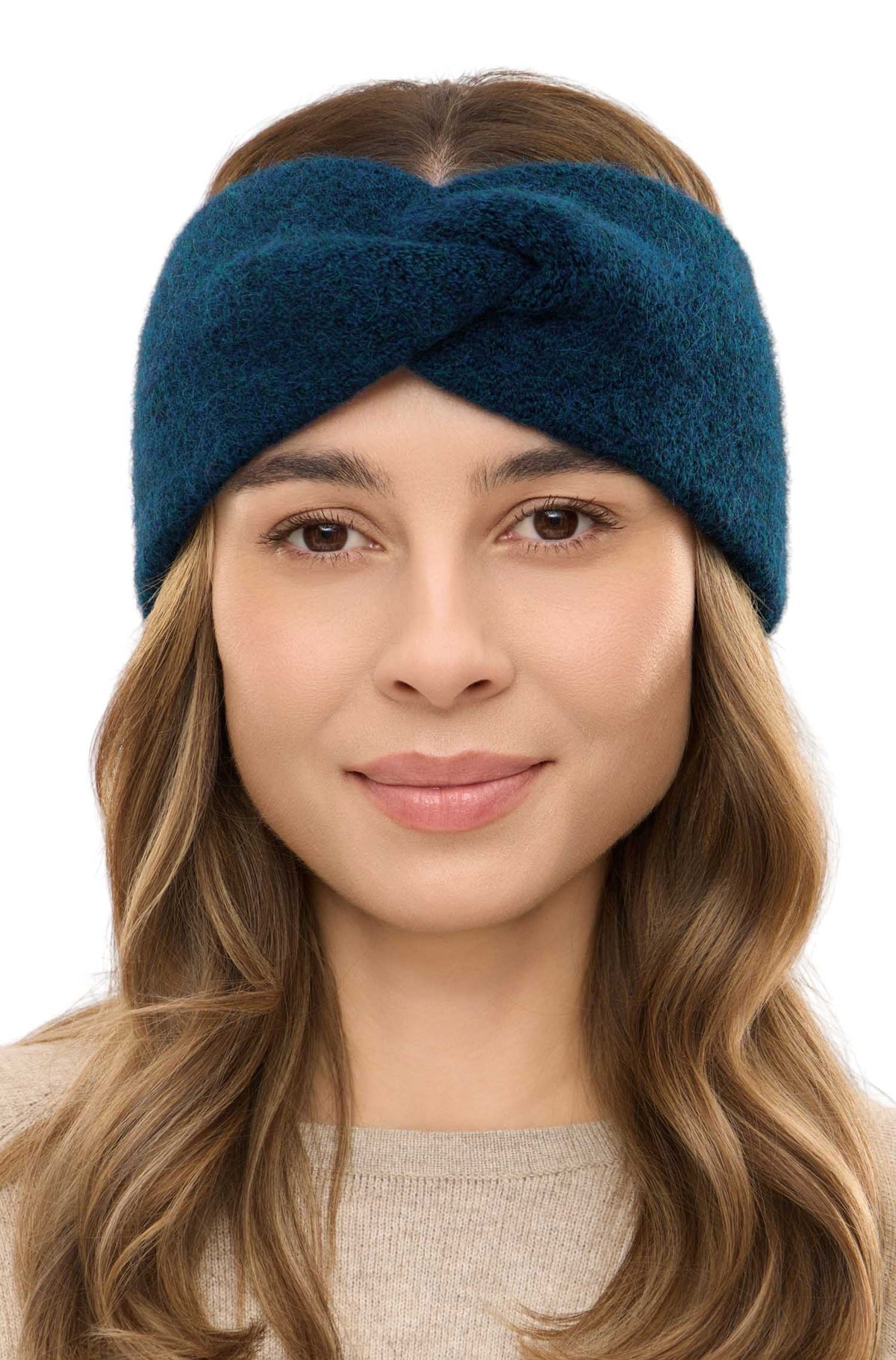 Alpaka Stirnband LOLA mit Twist