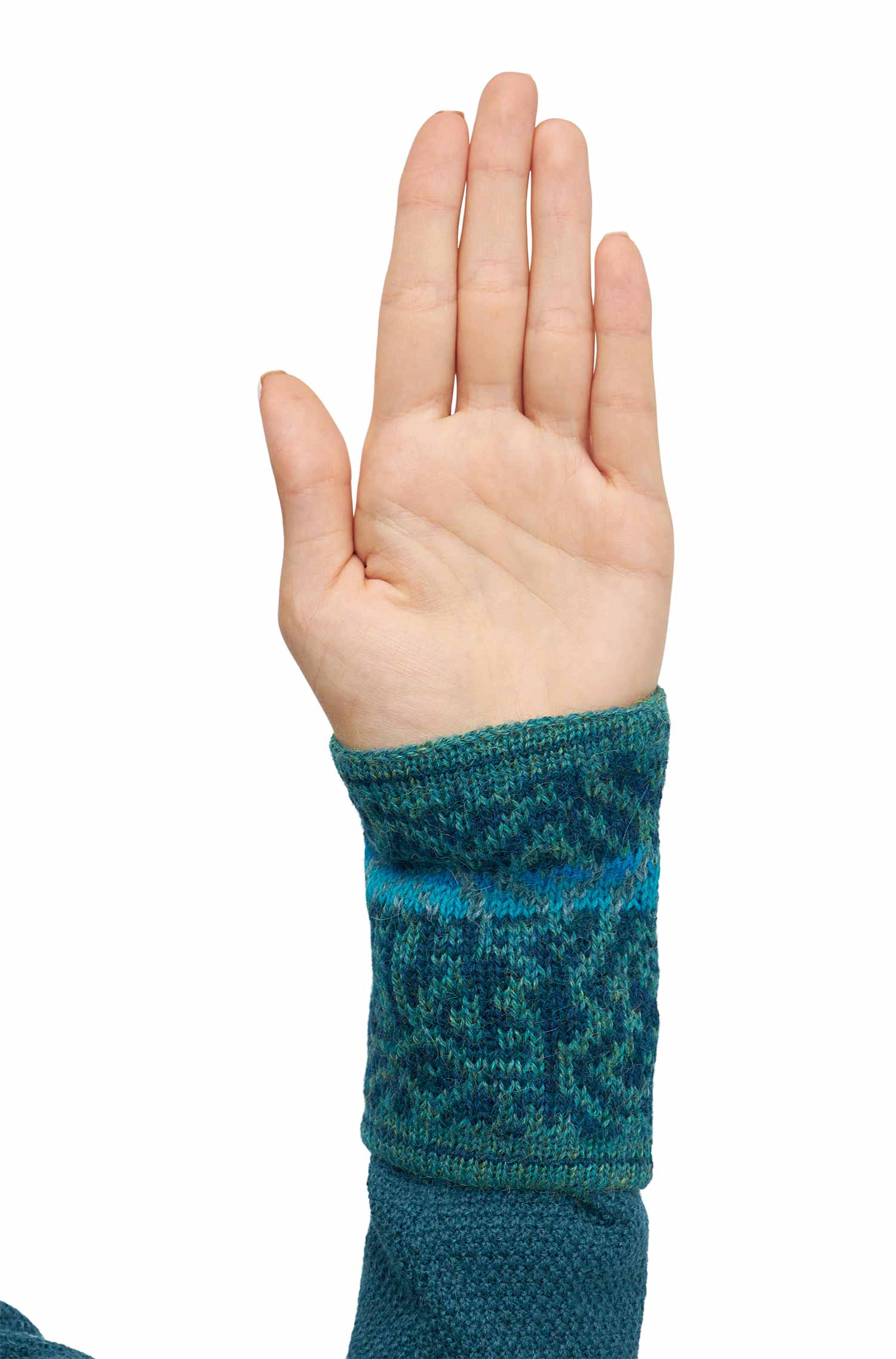 Alpaka Pulswärmer CHIMU aus 100% Baby Alpaka