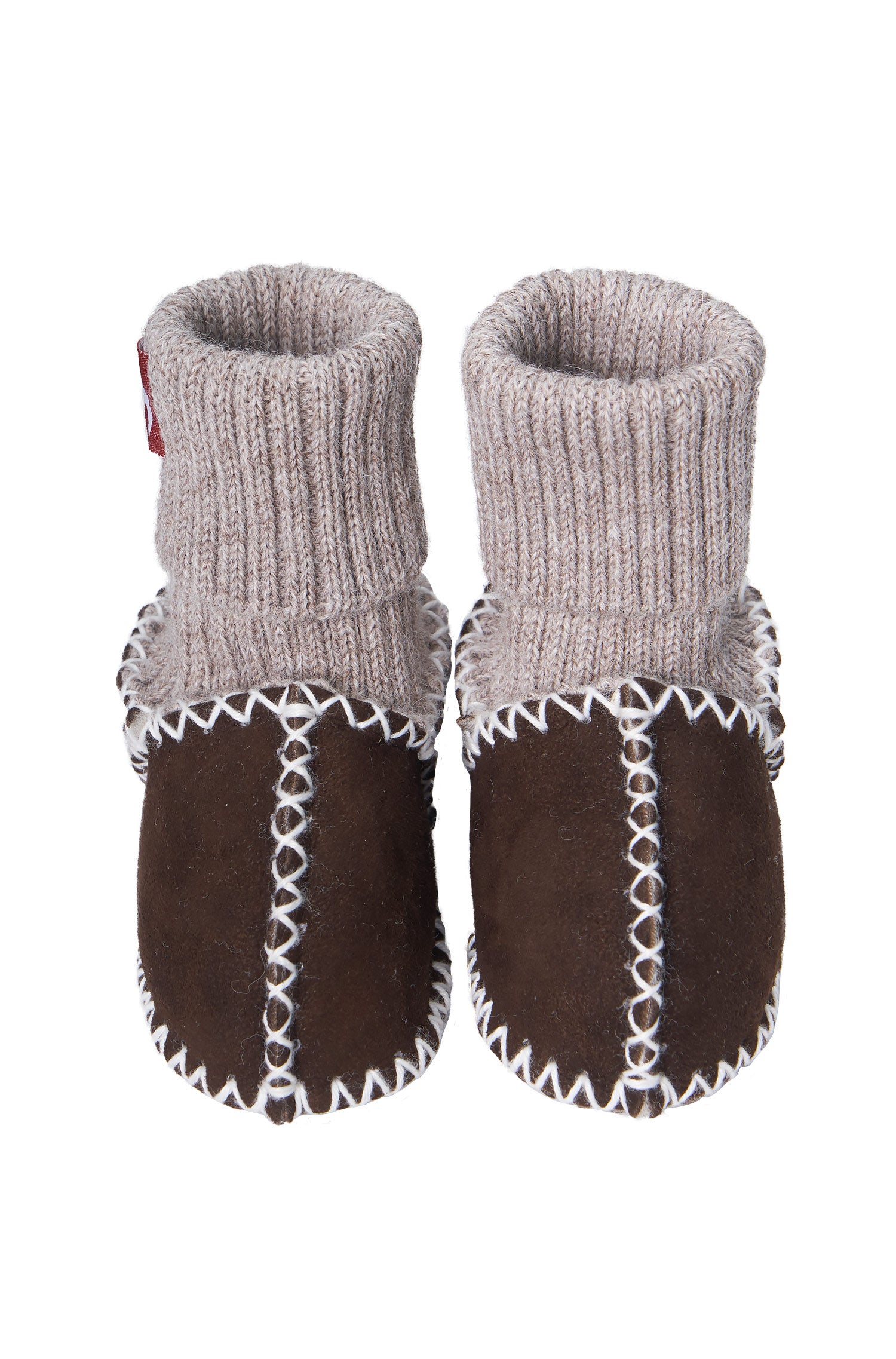 Alpaka Babyschuhe (Größen 17-24) aus 100% Schafwolle
