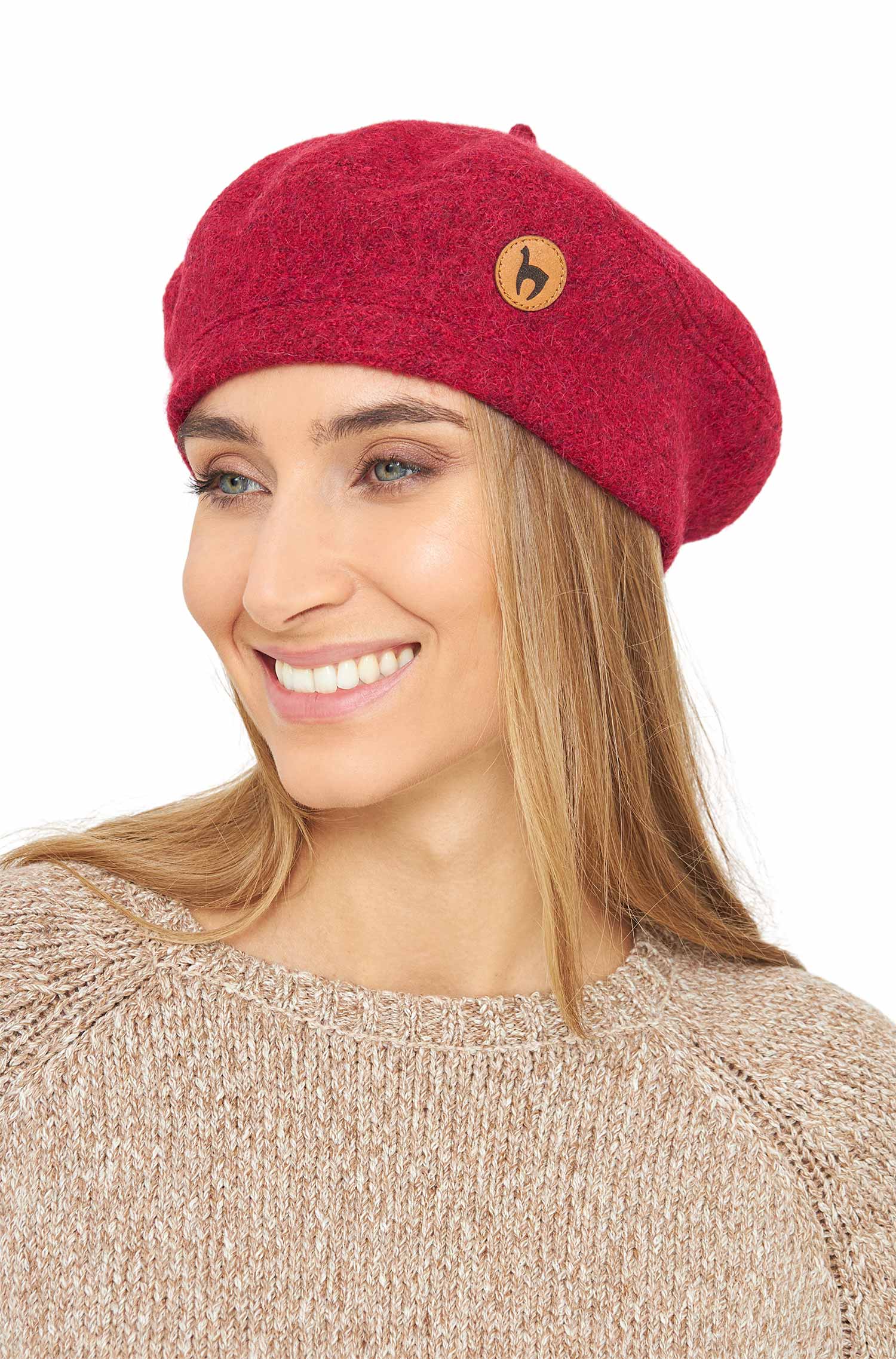 Alpaka Baskenmütze BERET aus 100% Alpaka