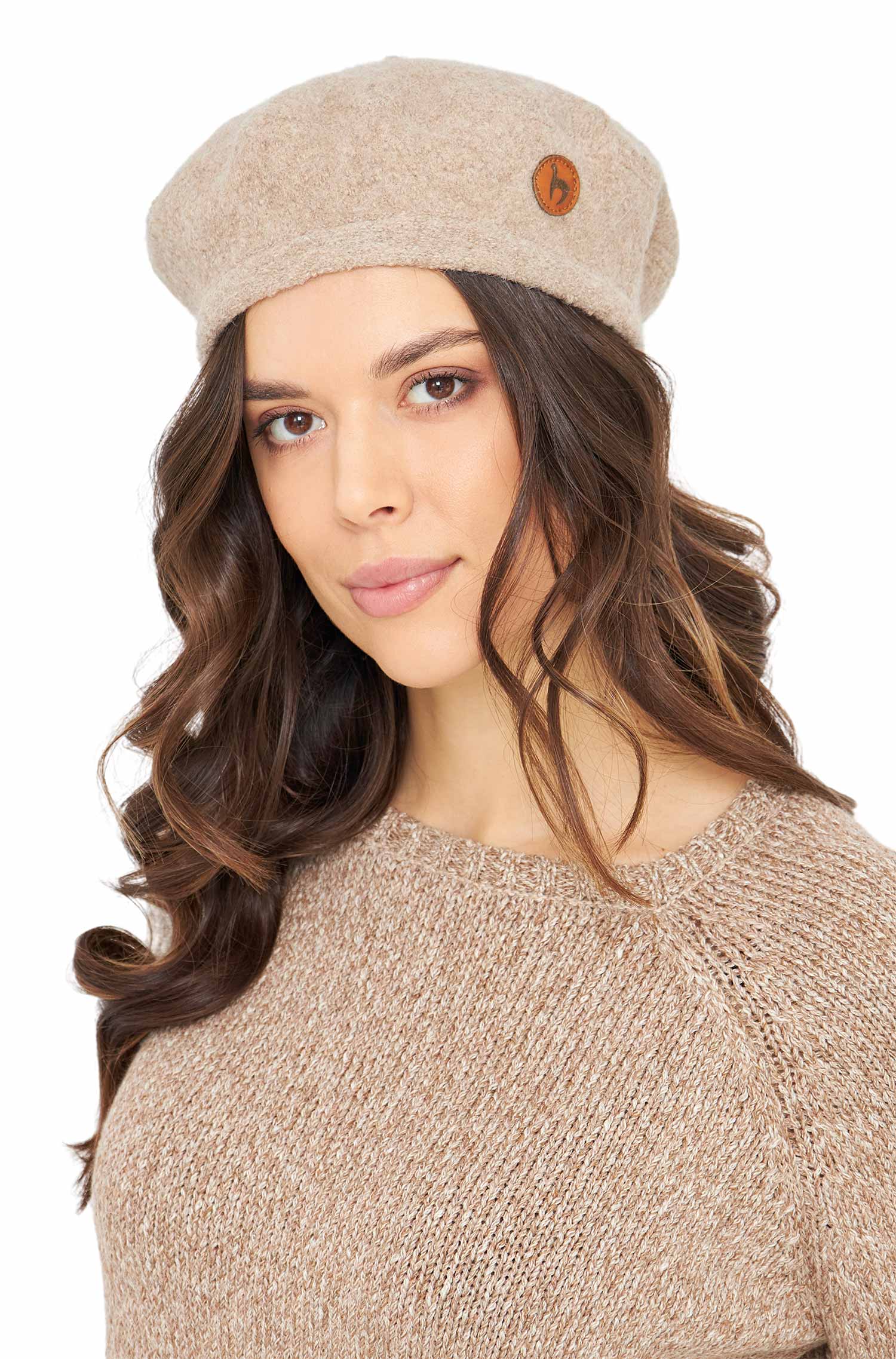 Alpaka Baskenmütze BERET aus 100% Alpaka