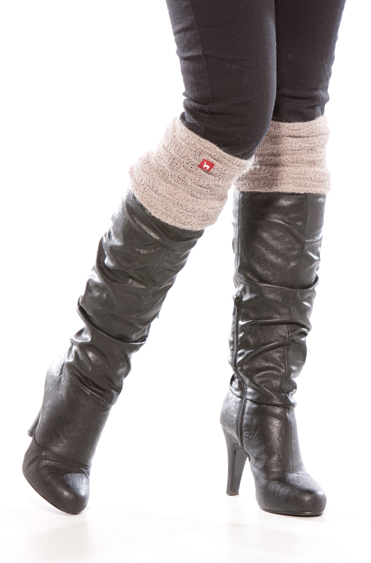 Alpaka Beinstulpen BIESEN aus 100% Baby Alpaka