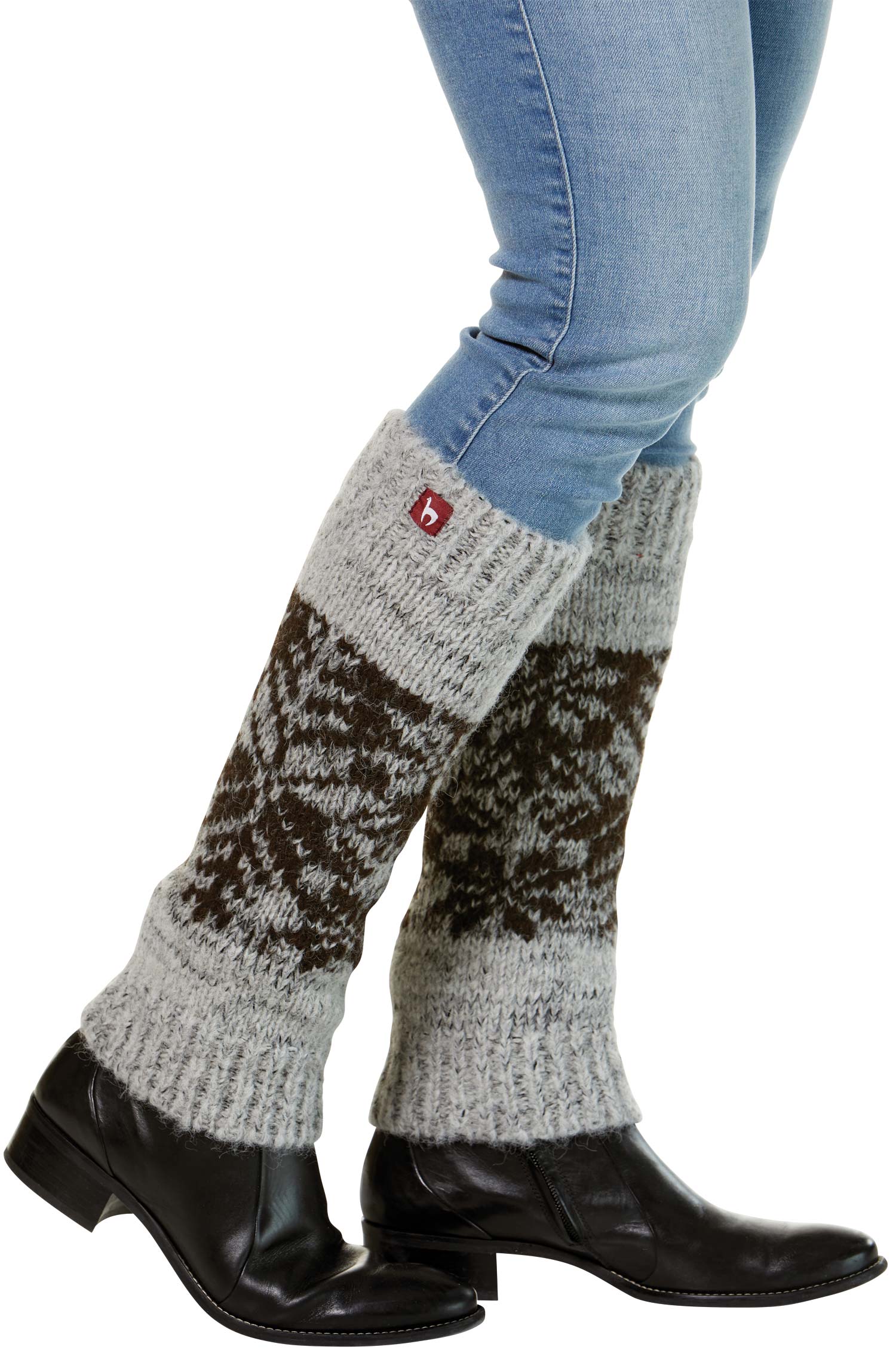Alpaca leg warmers NATURA made from 100% alpaca superfine