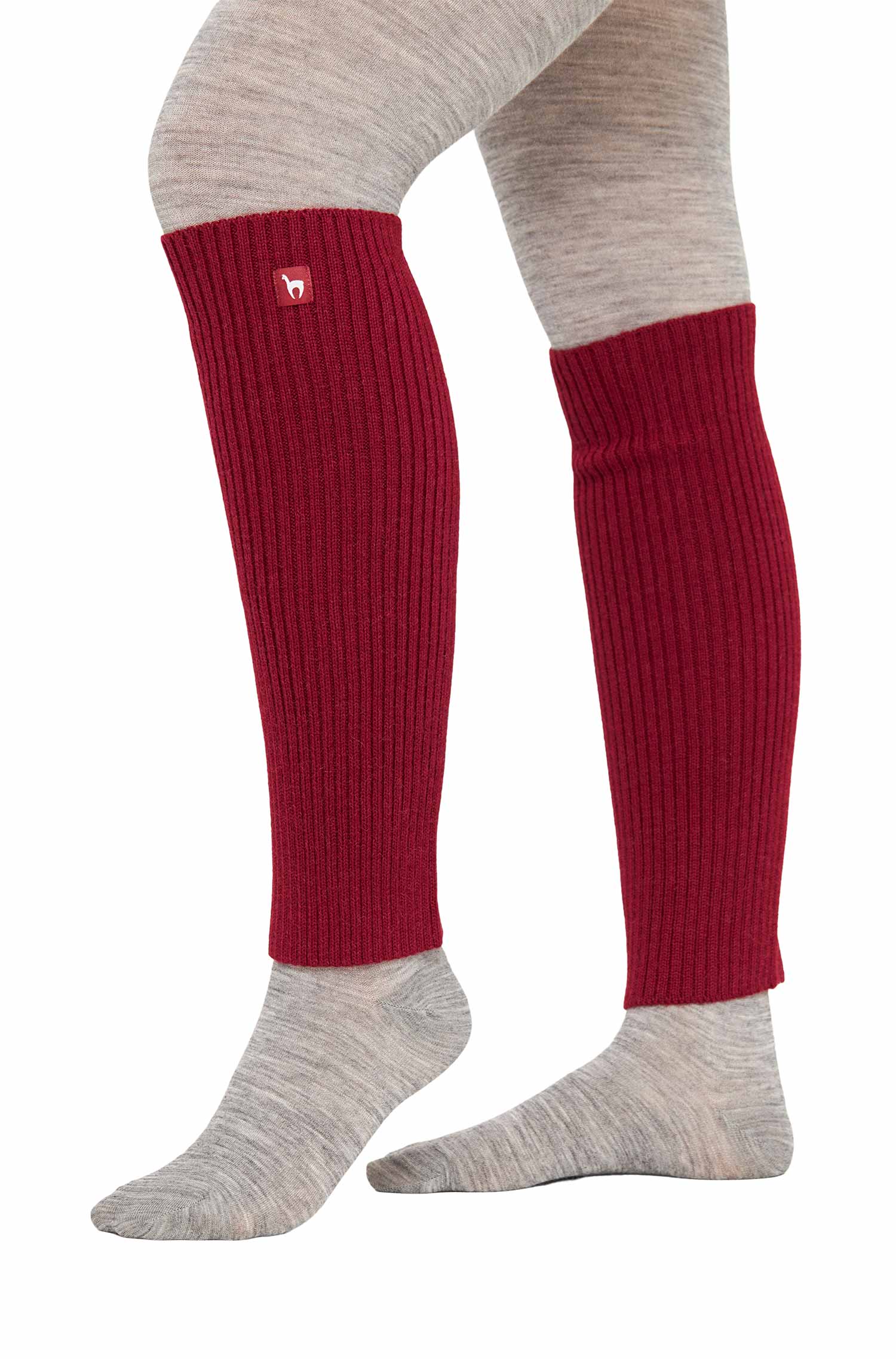 Alpaca leg warmers RIPP short made of 100% baby alpaca