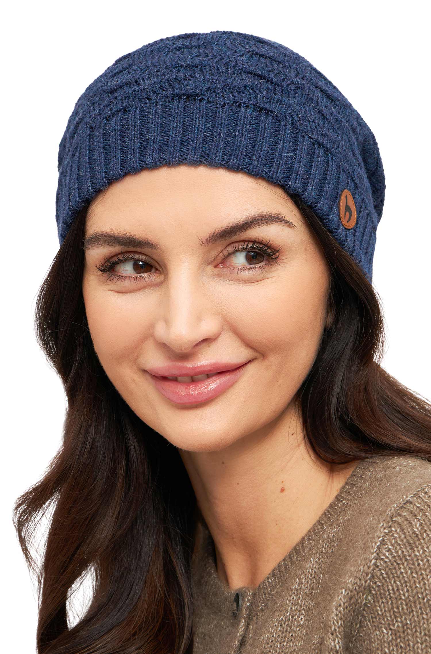 Alpaka Beret Mütze BIESEN aus 100% Baby Alpaka