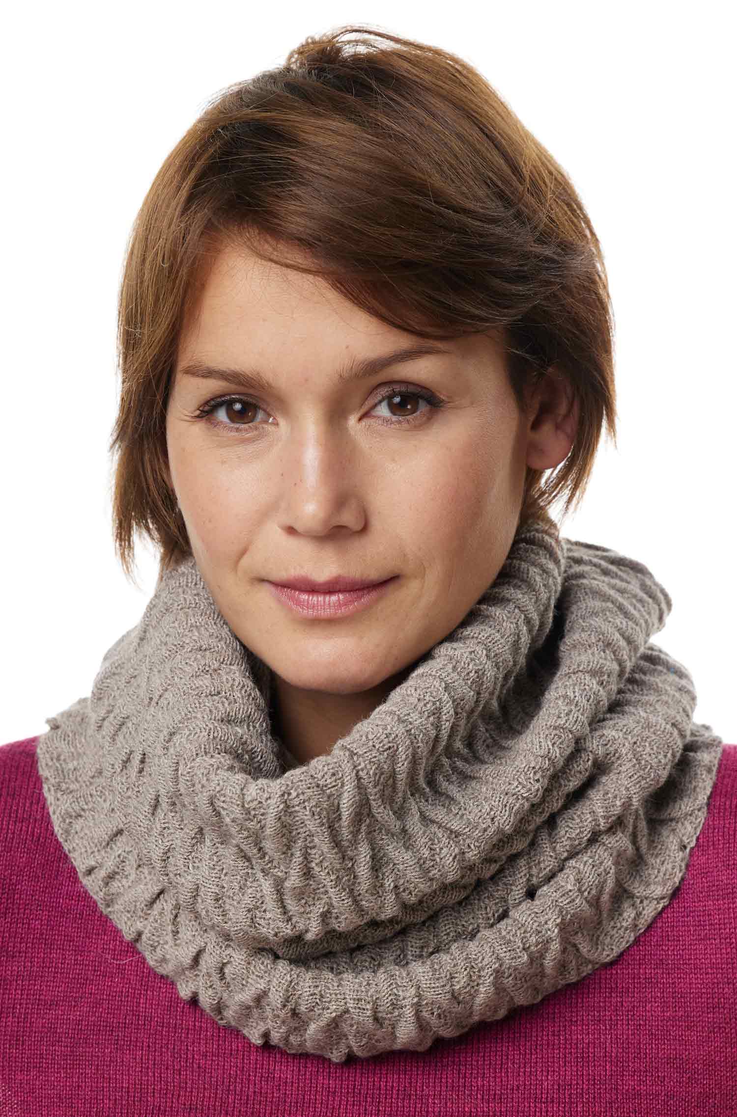 Alpaka BIESEN Ringschal aus 100% Baby Alpaka