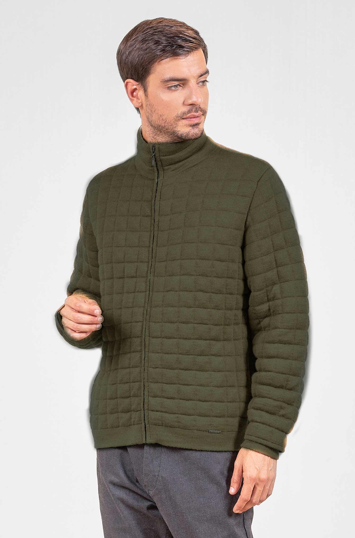 Cardigan en alpaga USAIN en mélange alpaga-coton