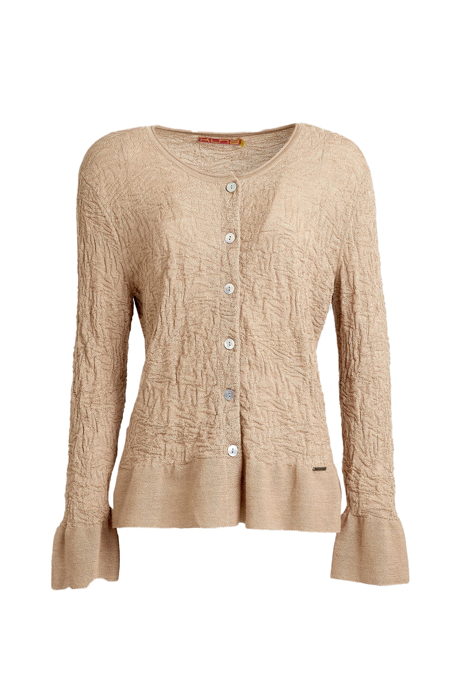 Alpaka Cardigan WAKEUP aus Baby Alpaka & Seide