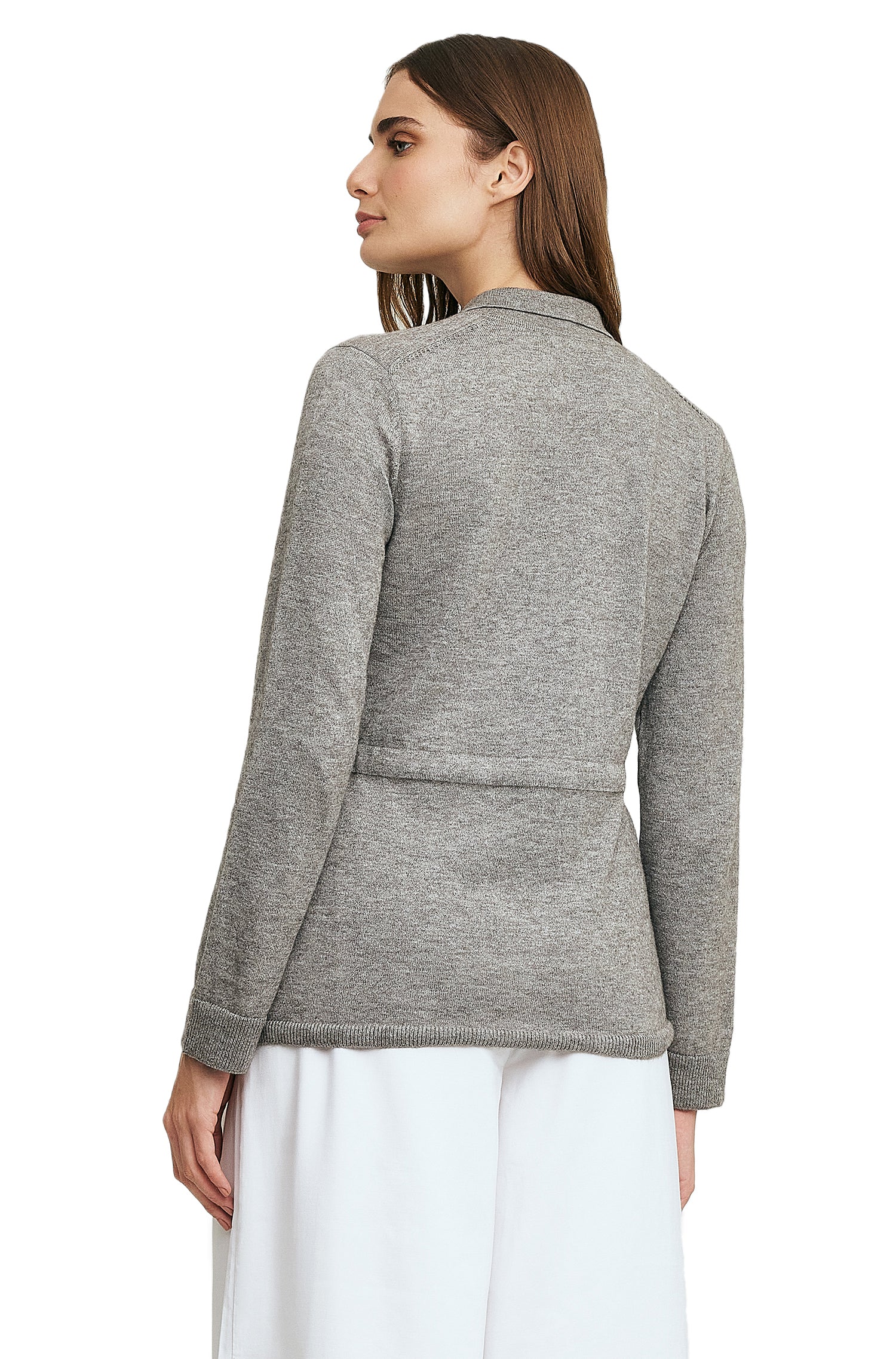 Alpaka Cardigan WALLIS aus Baby Alpaka Eco & Bio-Baumwolle