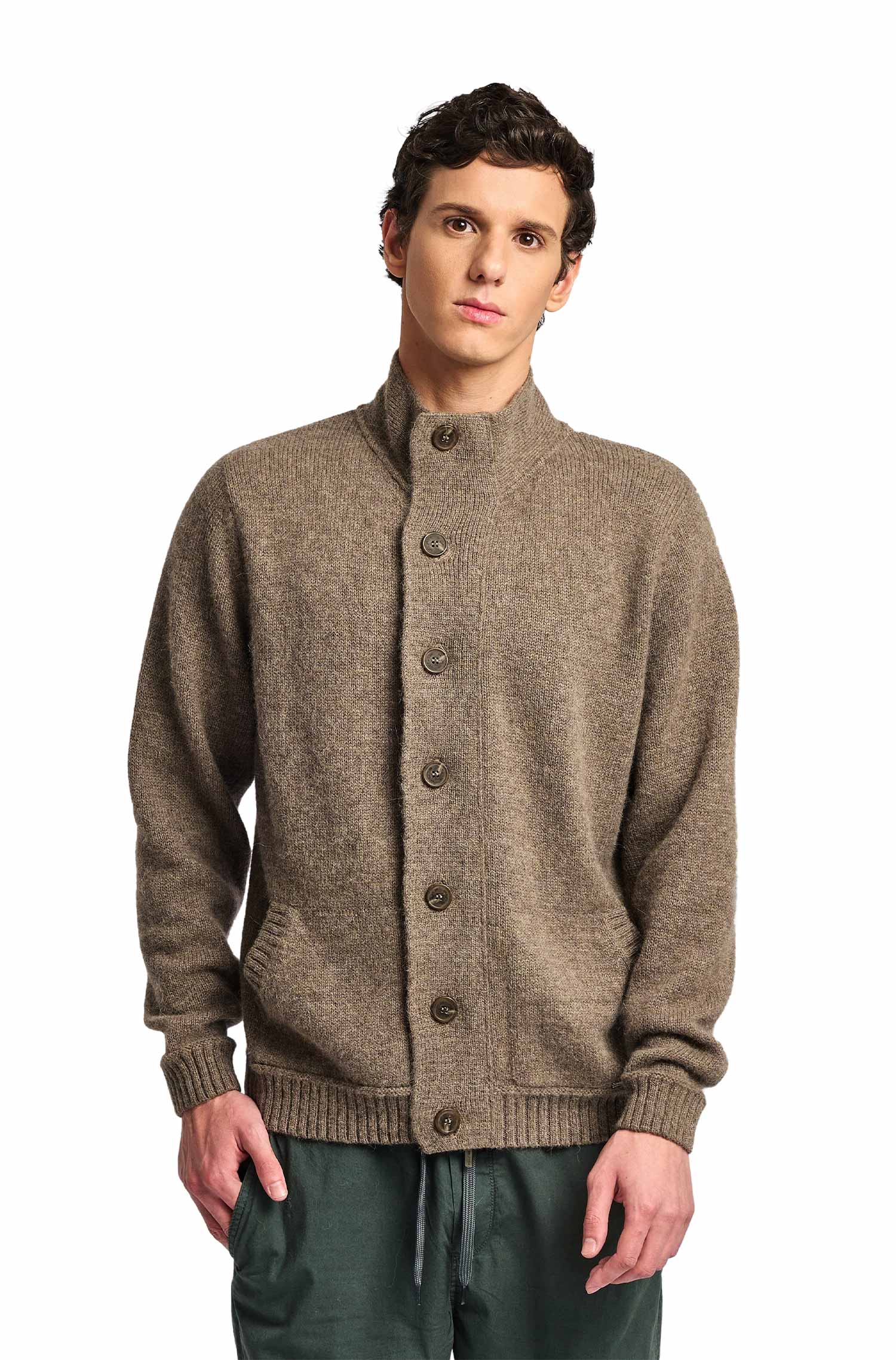 Alpaca Cardigan WALTER made from 100% Baby Alpaca