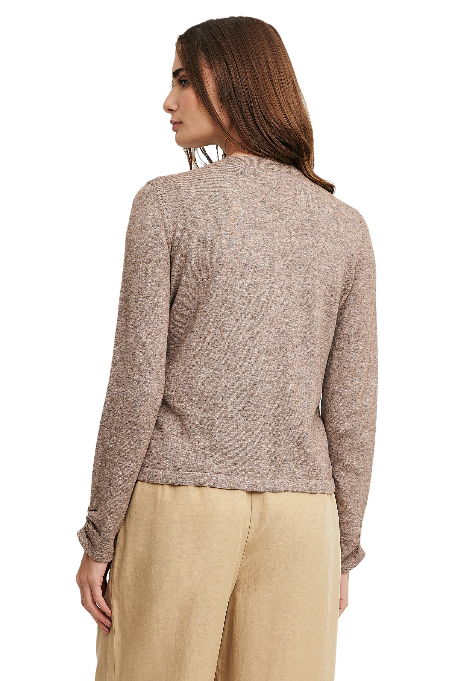 Alpaka Cardigan WANDERES aus Baby Alpaka Eco & Bio-Baumwolle