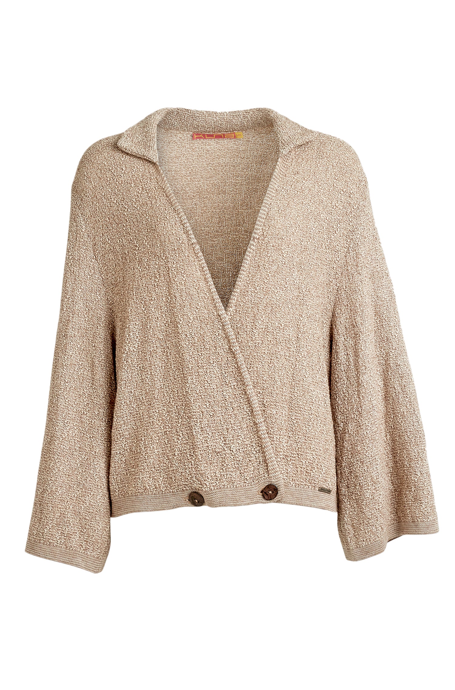 Alpaka Cardigan WEAVE aus Baby Alpaka Eco & Bio-Baumwolle