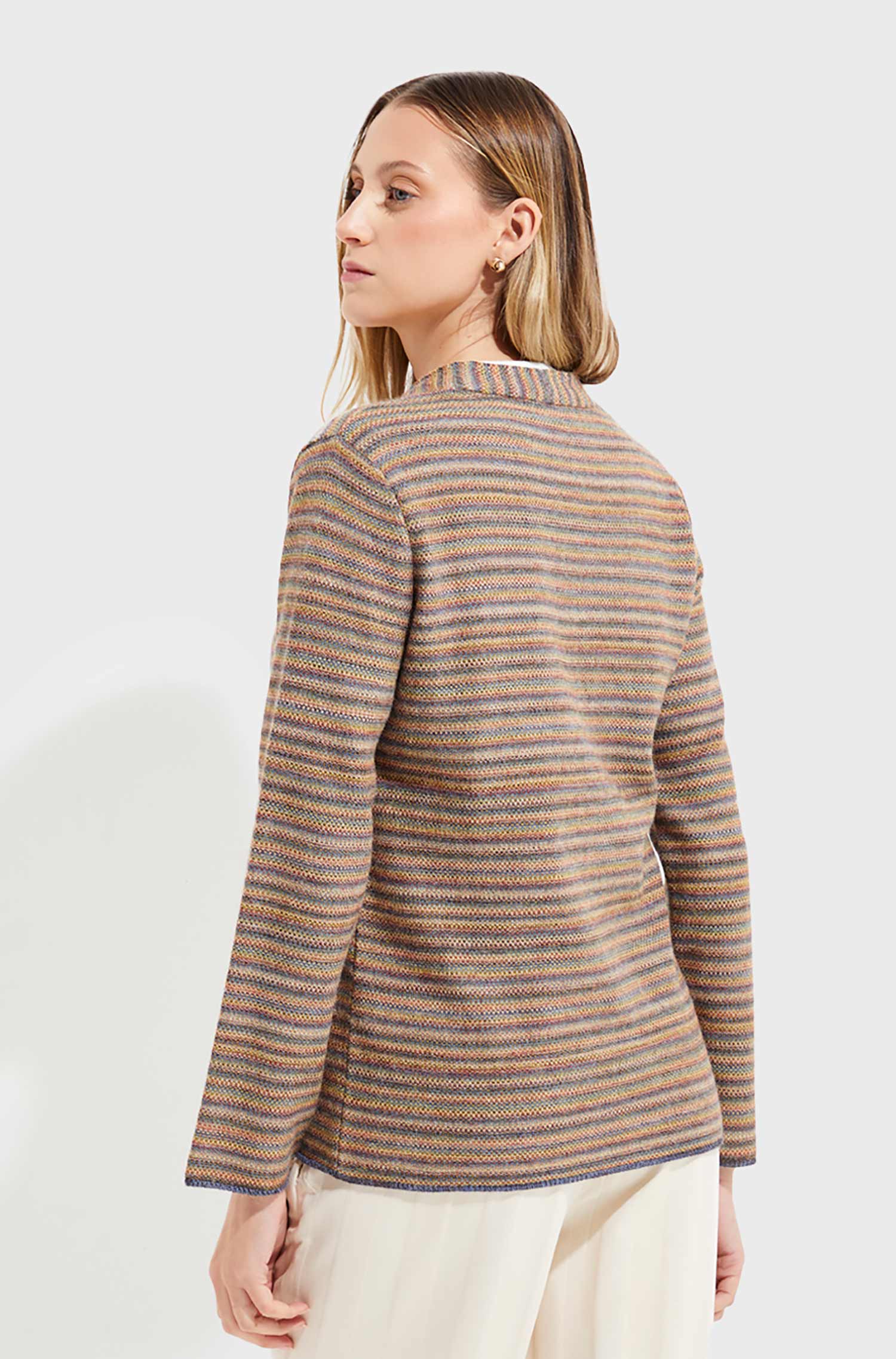 Alpaka Cardigan YUDITH aus 100% Baby Alpaka