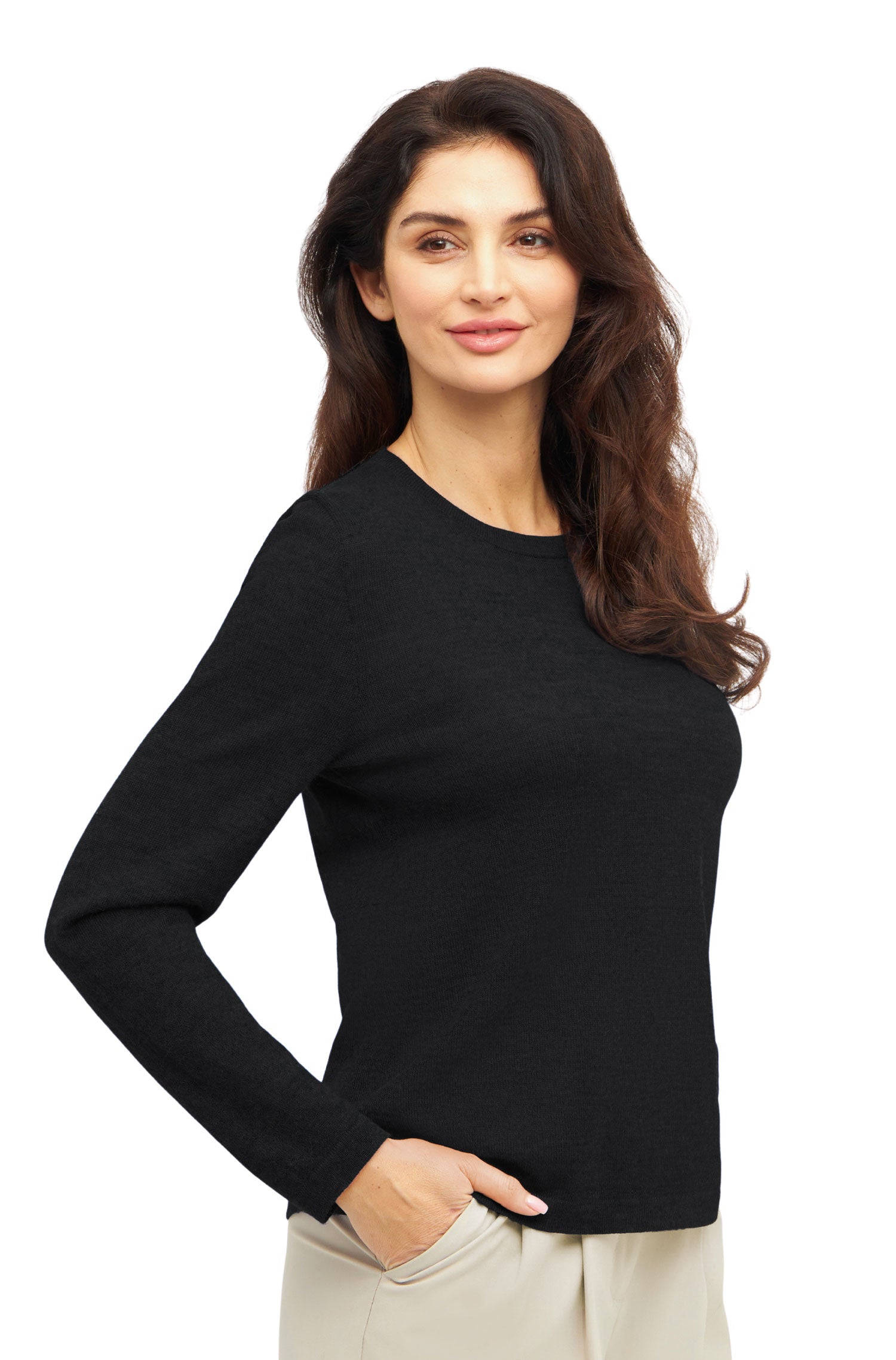 Alpaka Damen Pullover APUSENTIAL aus 100% Baby Alpaka