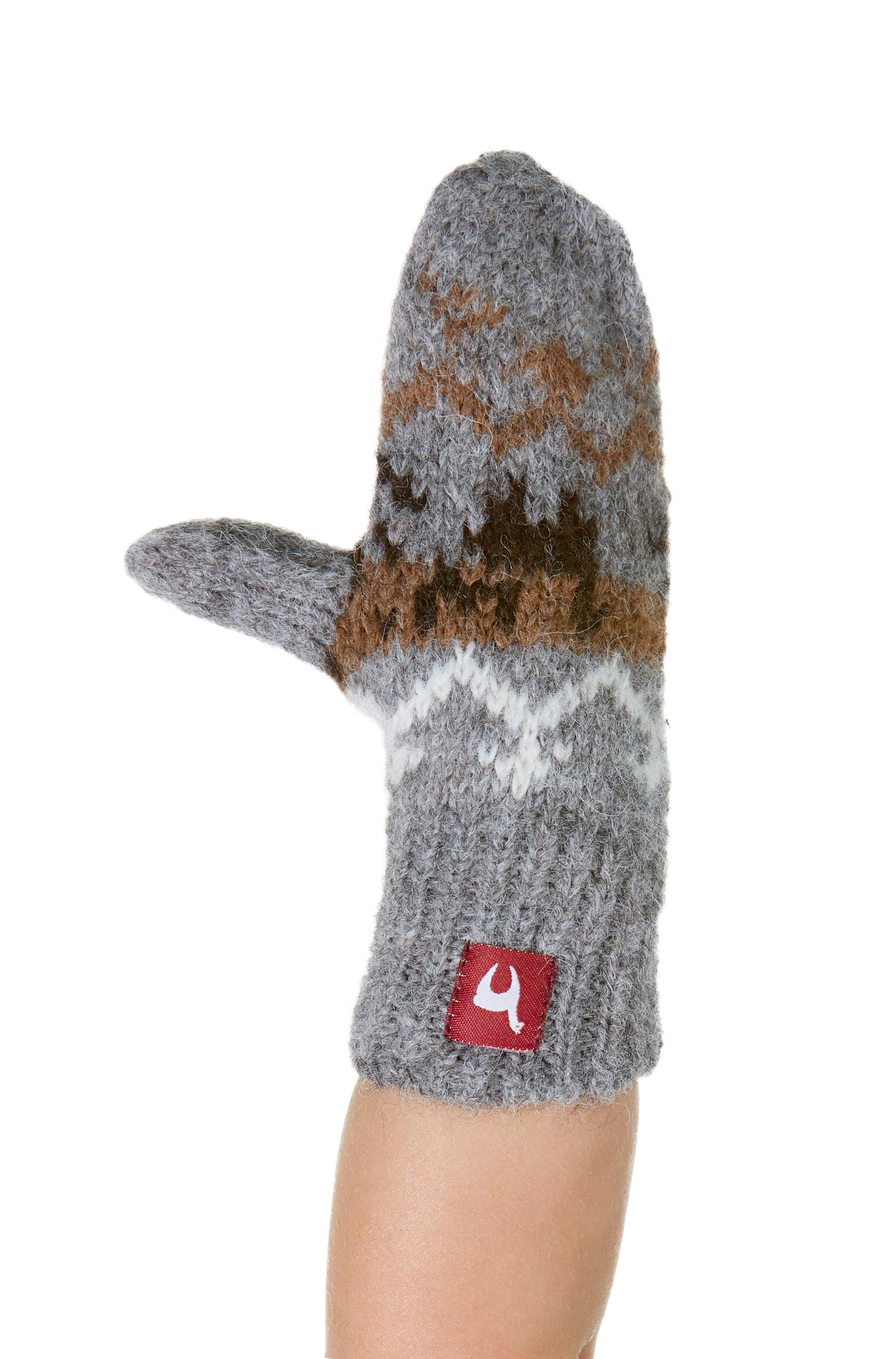 Alpaka Fausthandschuhe NATURA (Baby 6-8 Monate) aus 100% Alpaka Superfine