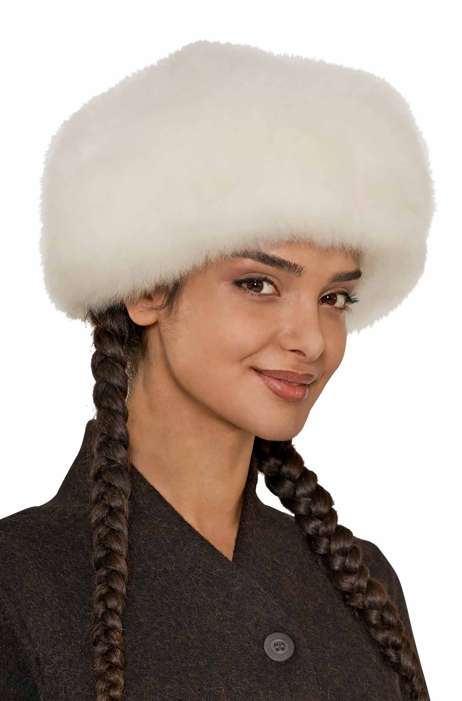 Alpaka Fellmütze aus 100% Alpaka Fell