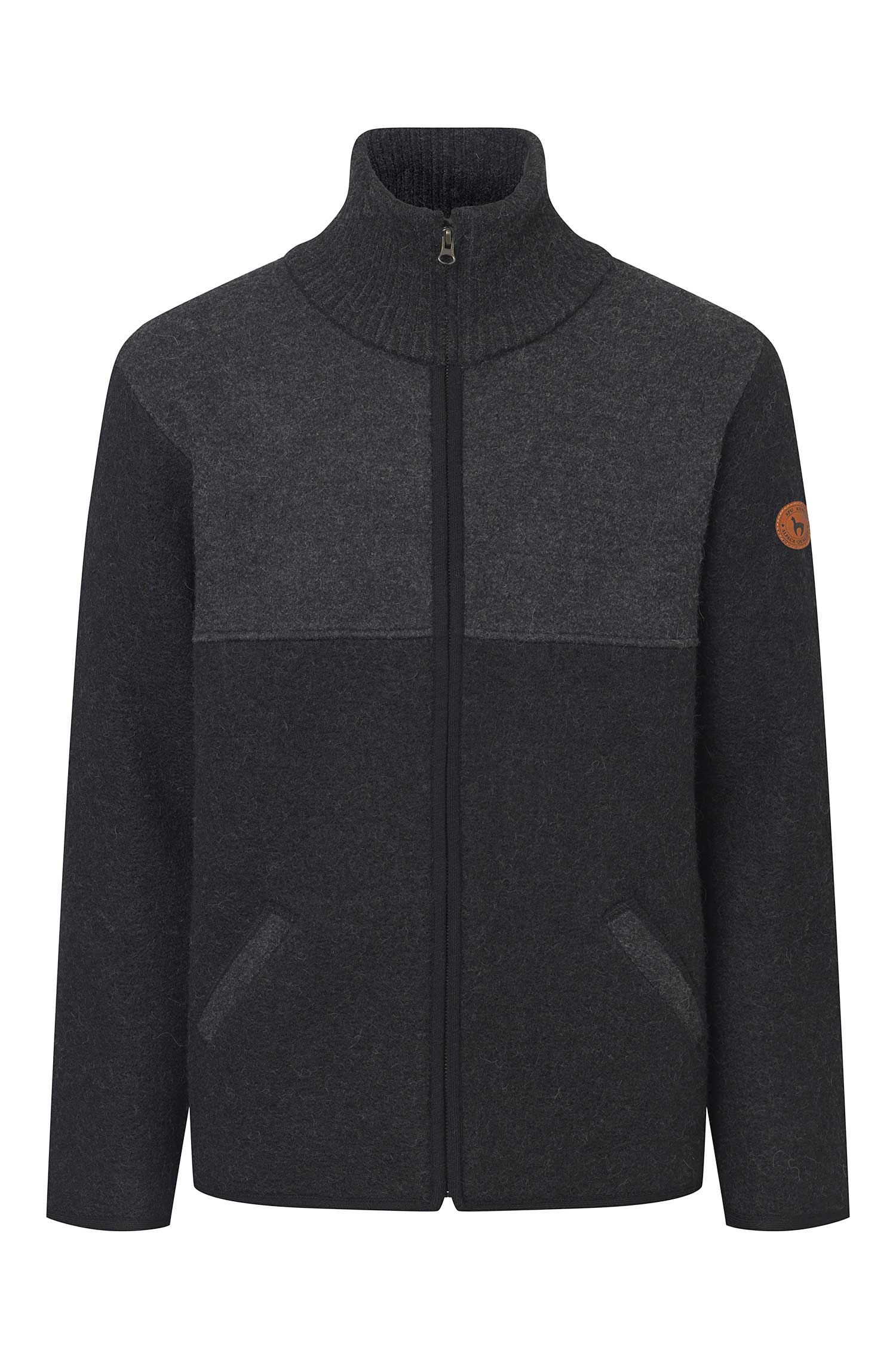 Alpaka Filzjacke OLIVER aus Alpaka und Wolle