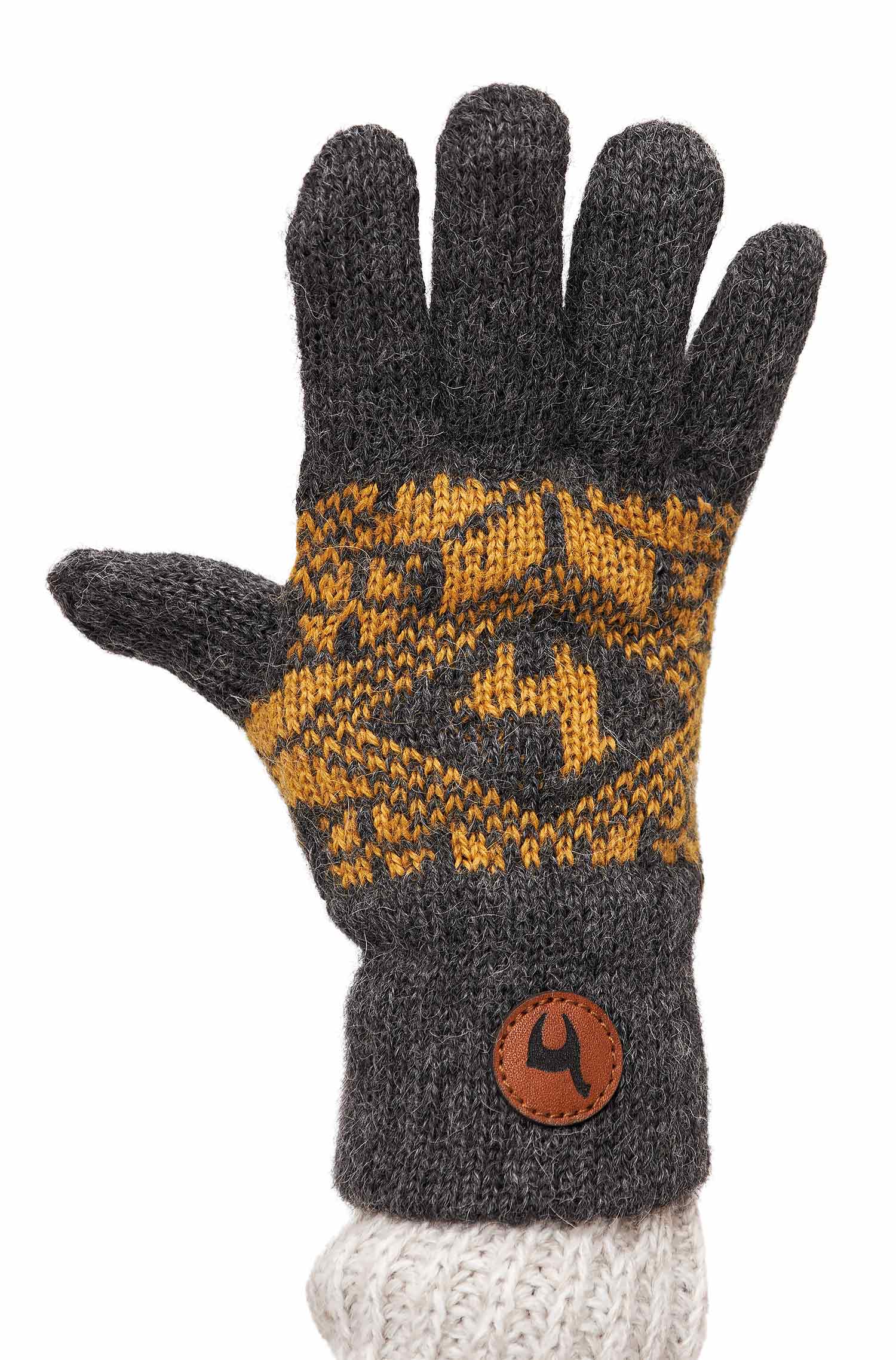 Alpaka Fingerhandschuhe ANDEN ROCA aus 100% Alpaka Superfine