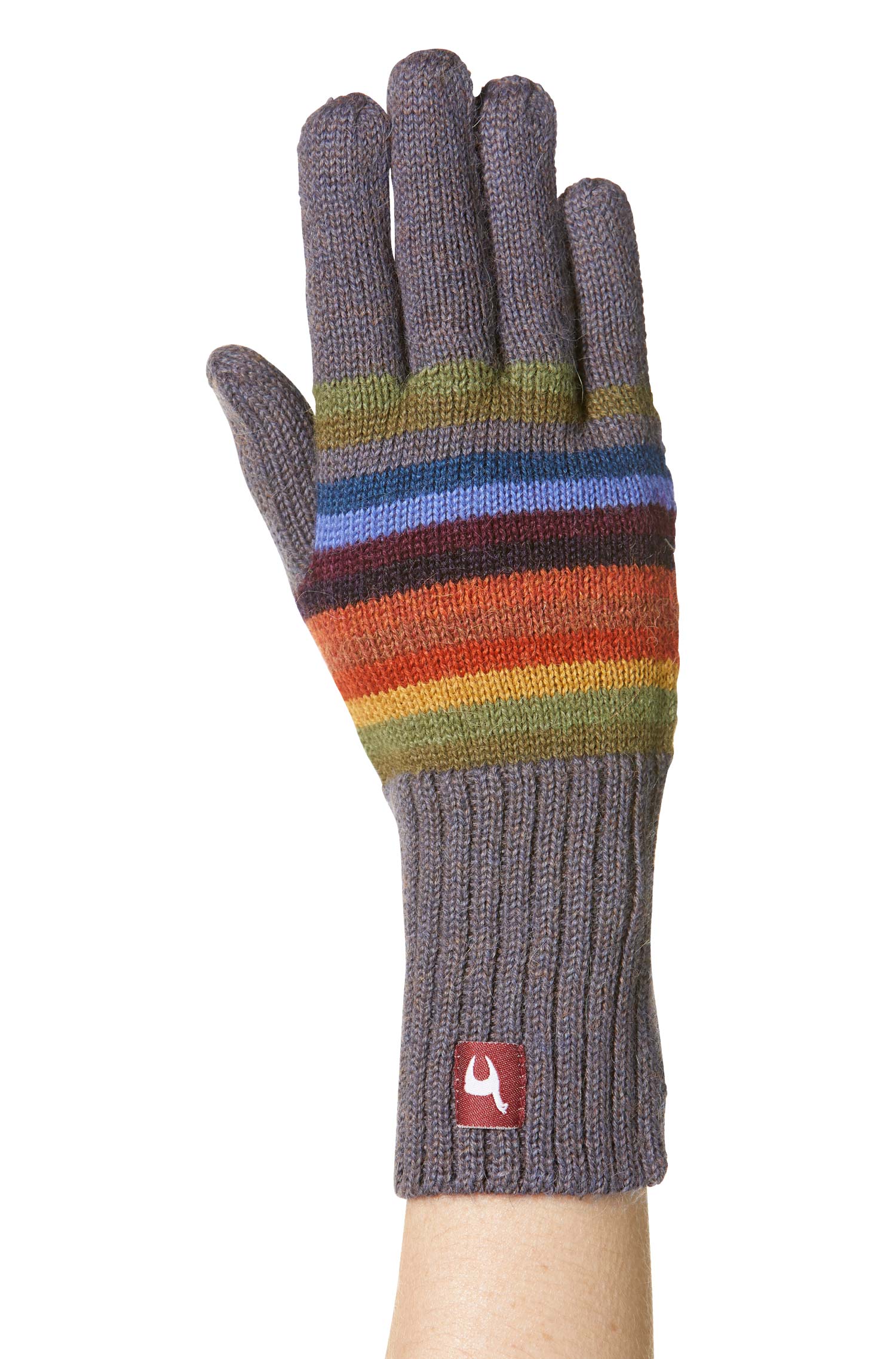 Alpaka Fingerhandschuhe ARCO IRIS aus 100% Baby Alpaka