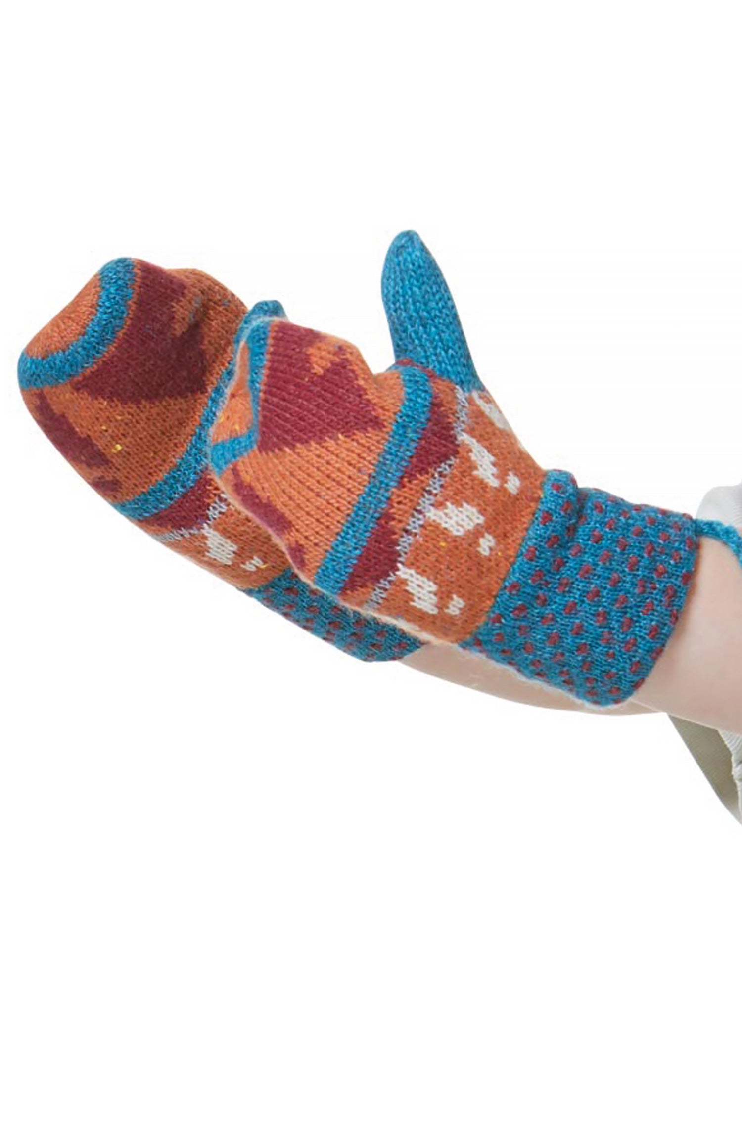 Alpaka Fäustlinge ELI (Baby 8-14 Monate) aus 70% Baumwolle