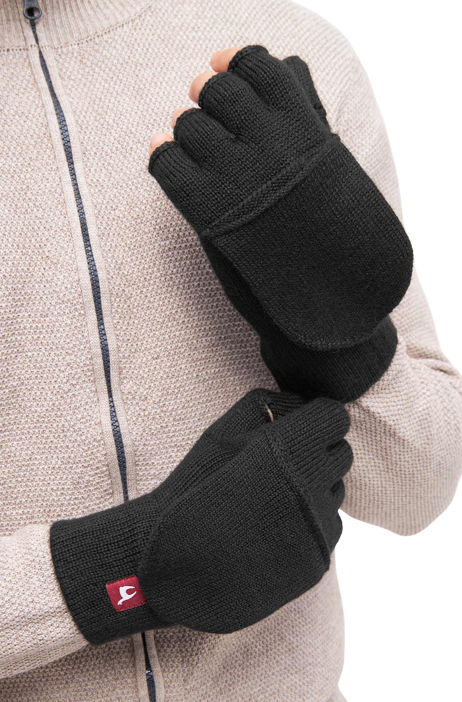 Alpaka Känguru Handschuhe UNI