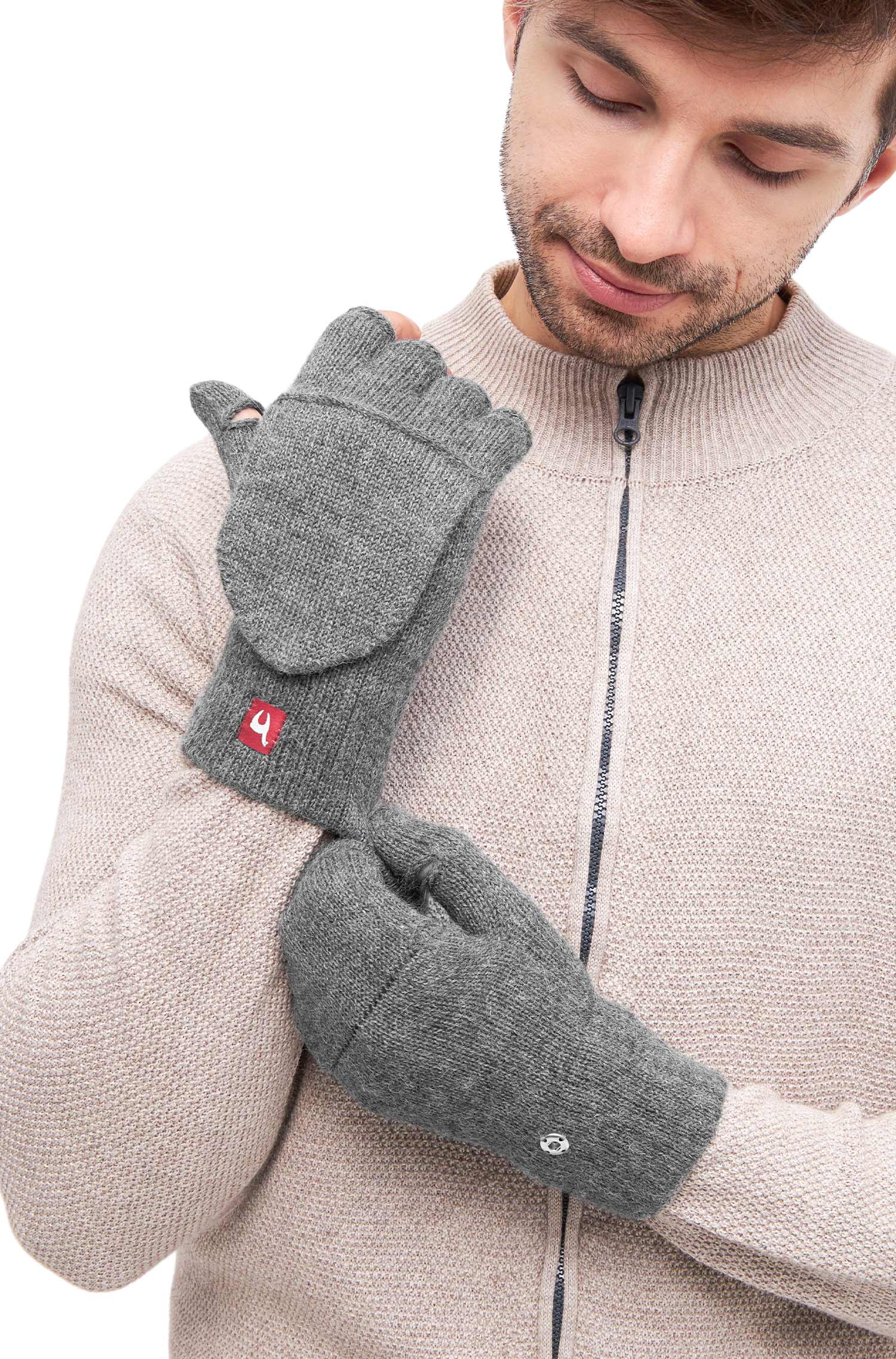 Alpaka Känguru Handschuhe UNI