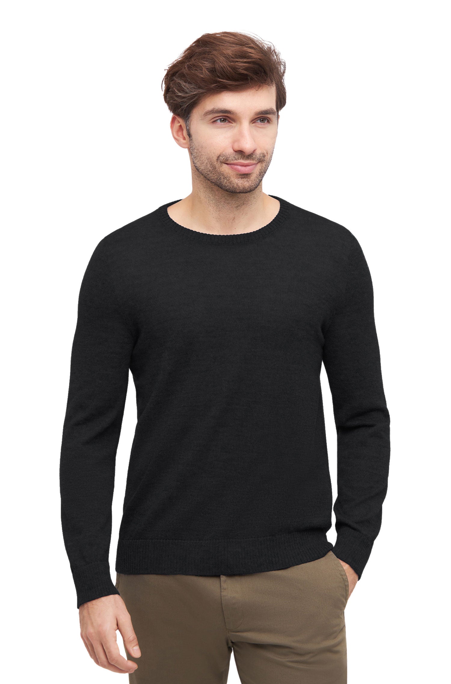 Alpaka Herren Pullover APUSENTIAL aus 100% Baby Alpaka