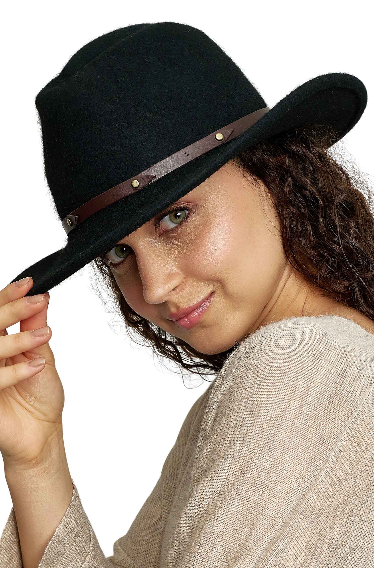 Alpaka Hut PATRIOT für Herren und Damen gefilzt Fedora Stil von KUNA