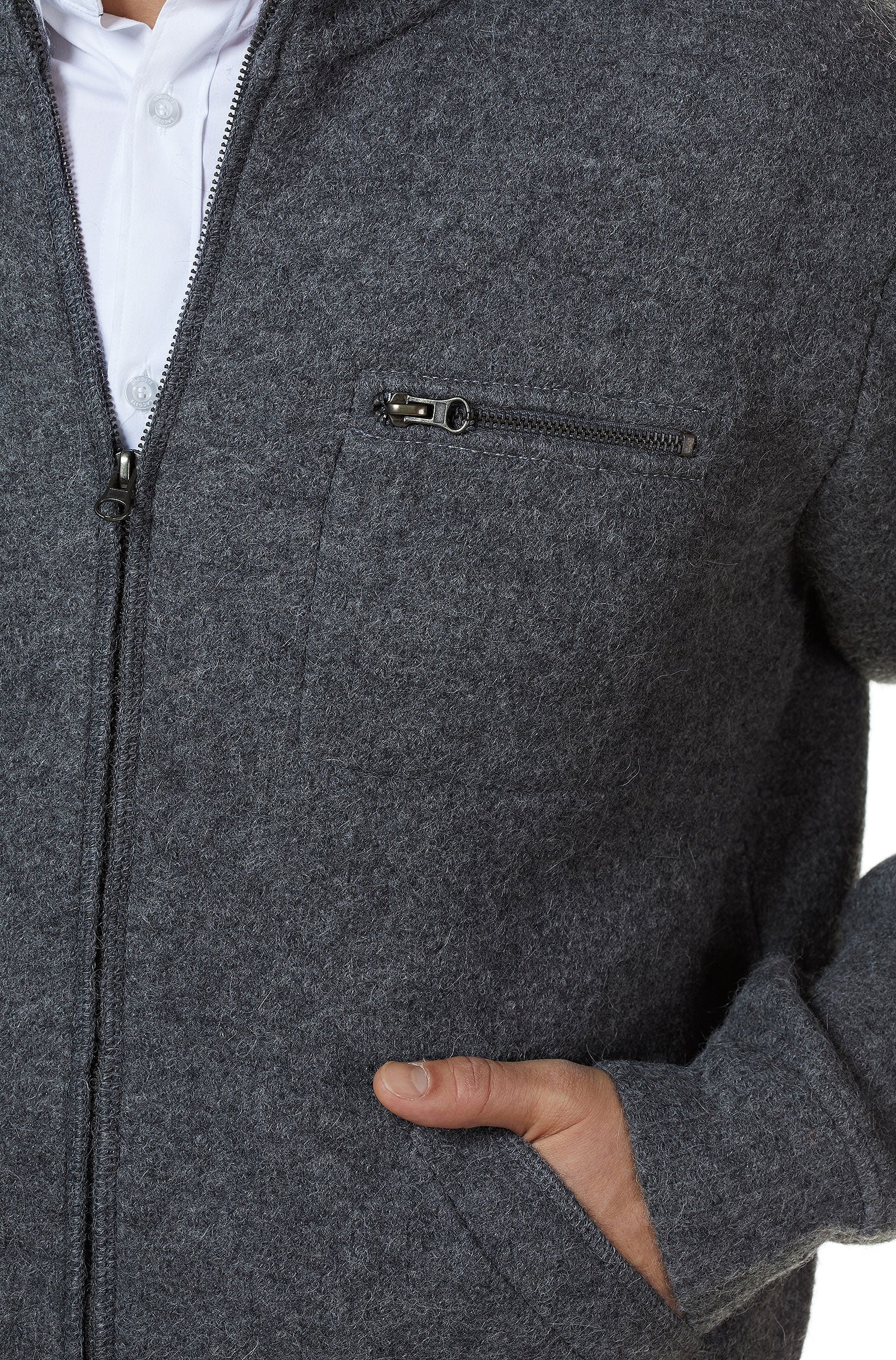 Alpaka Jacke GEORGE aus Baby alpaka und Wolle