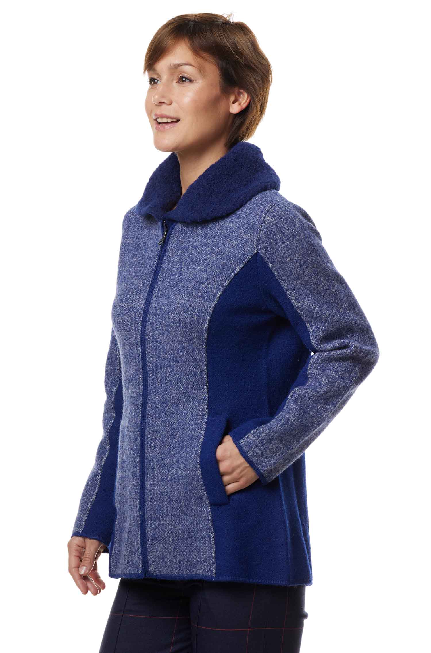 Alpaka Jacke MUJAL ELEGANT aus Alpaka und Wolle