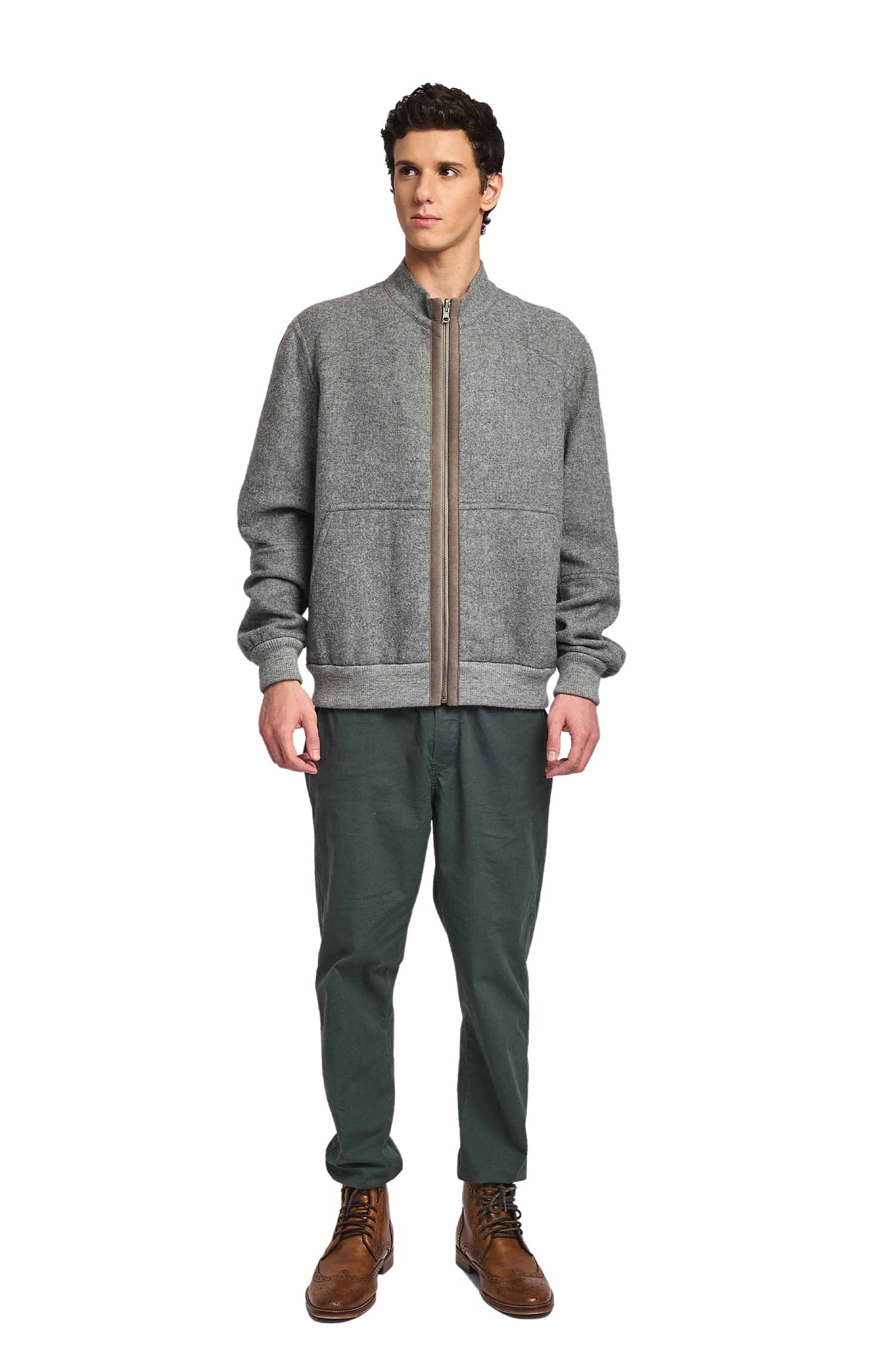 Alpaka Jacke WALKER aus Baby Alpaka & Wolle