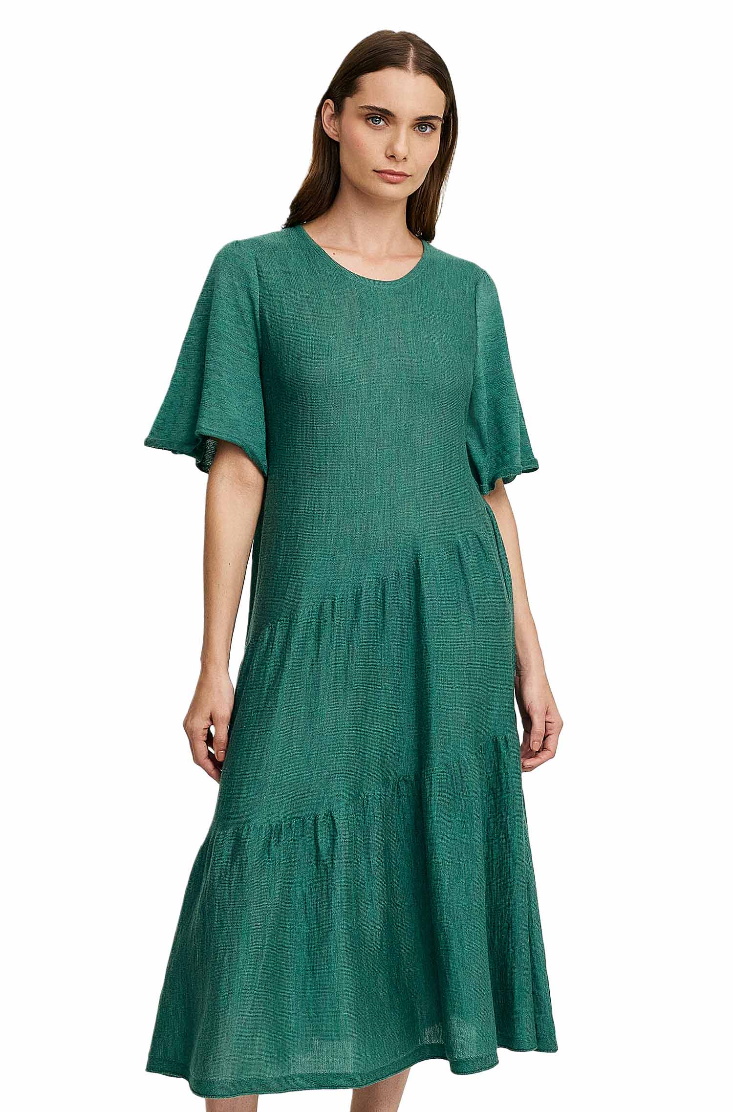 Alpaka Kleid WAVE aus Baby Alpaka & Seide