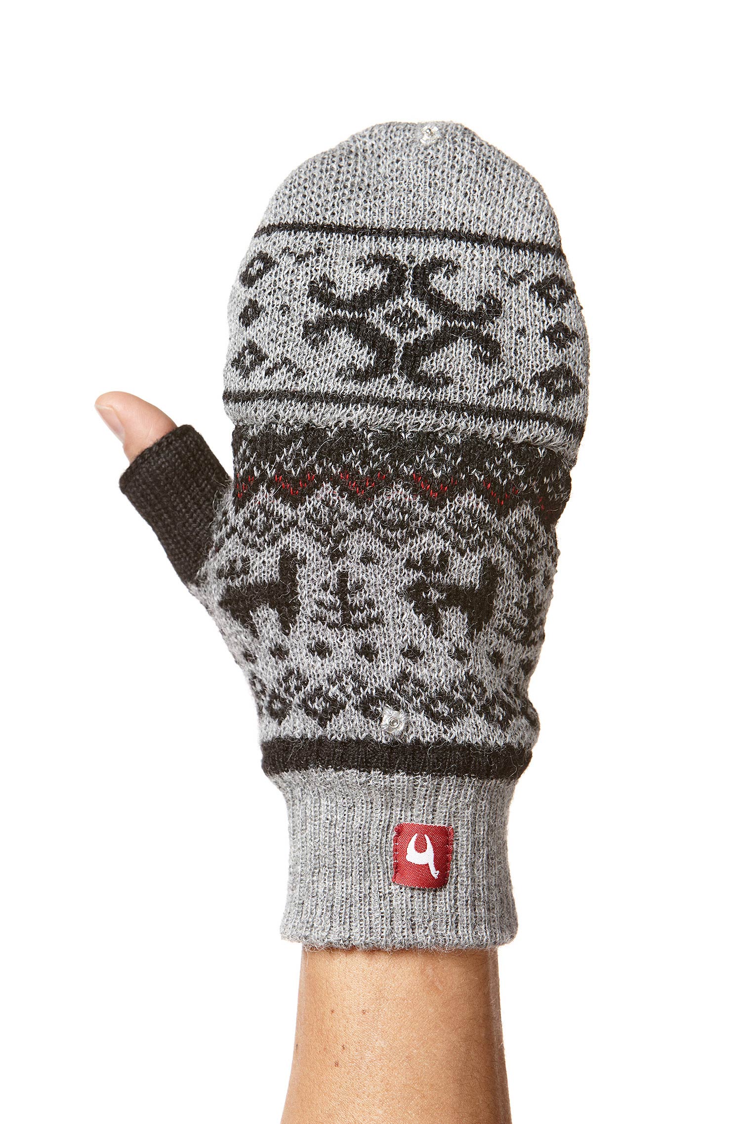Alpaka Känguru Handschuhe ANDEN VIENTOS aus 100% Alpaka Superfine
