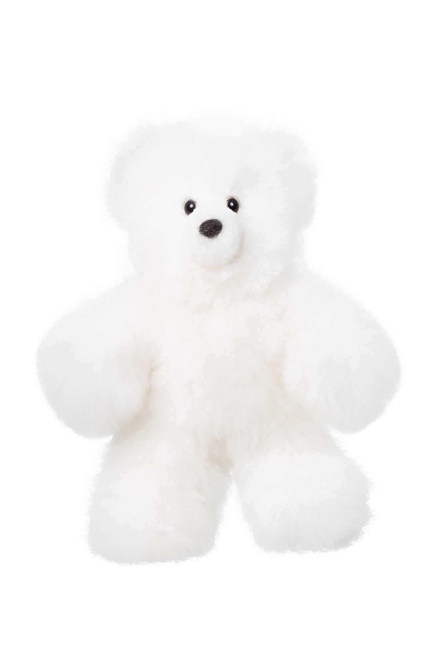 Peluche alpaga TEDDY (22cm) en fourrure d'alpaga
