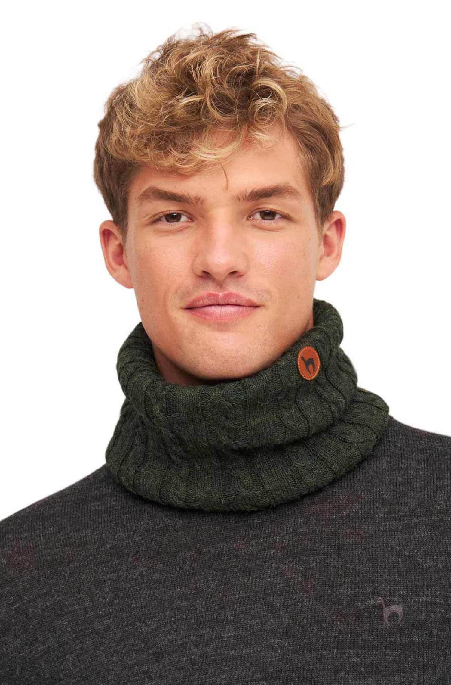 Alpaka Loop-Schal SUAVE aus Baby Alpaka und Merino