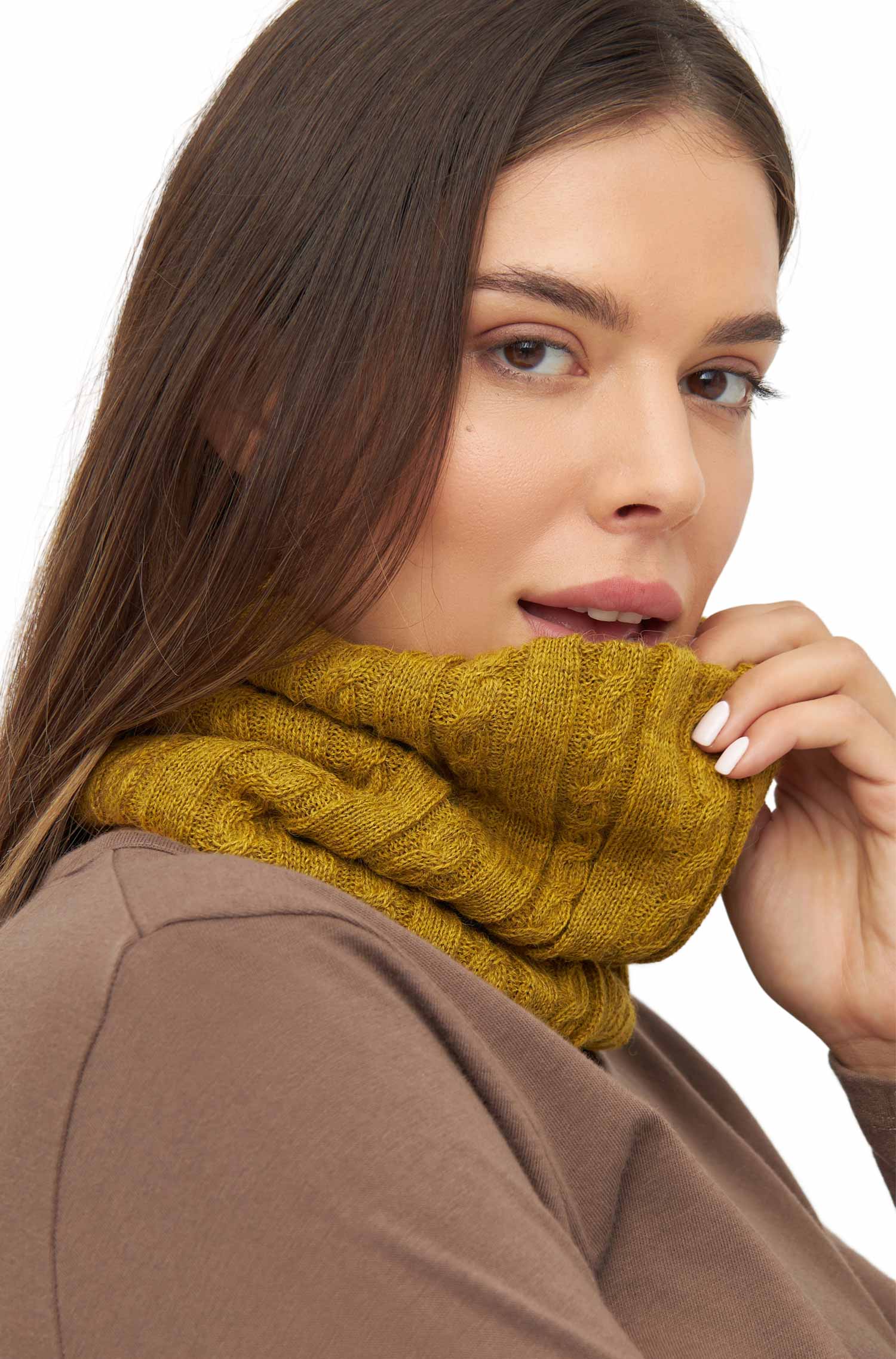 Alpaka Loop-Schal SUAVE aus Baby Alpaka und Merino