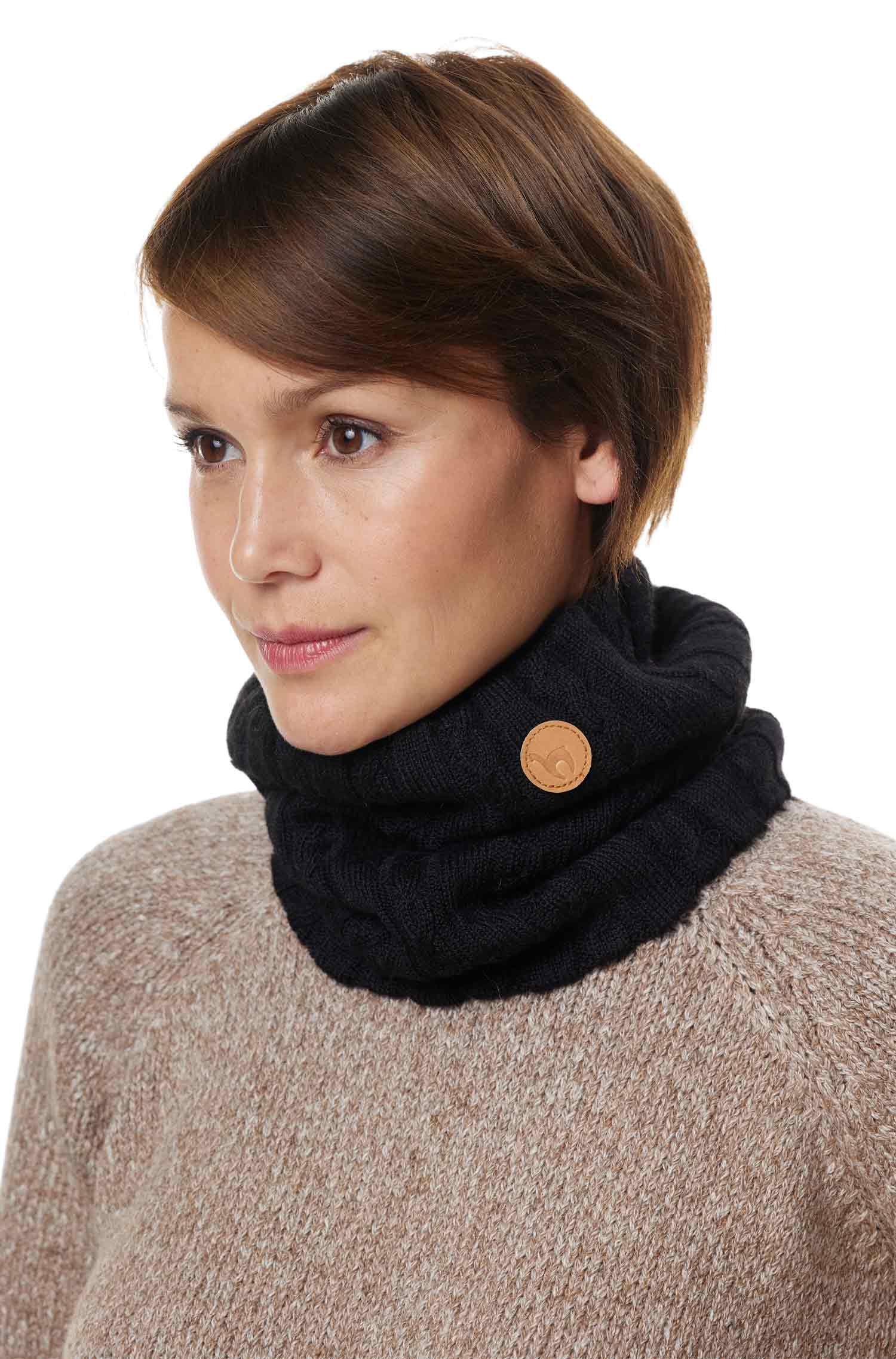 Alpaka Loop-Schal SUAVE aus Baby Alpaka und Merino