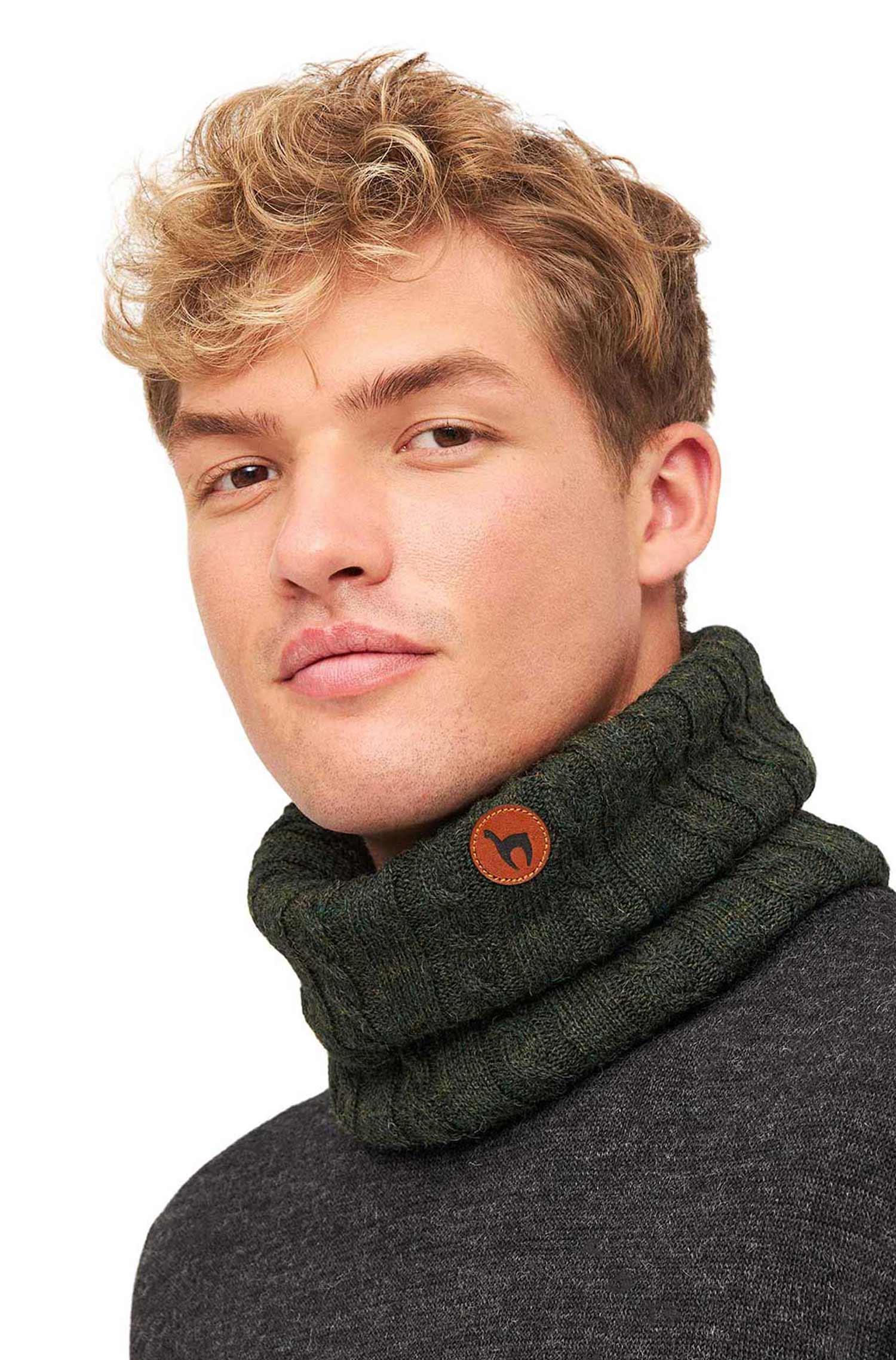 Alpaka Loop-Schal SUAVE aus Baby Alpaka und Merino