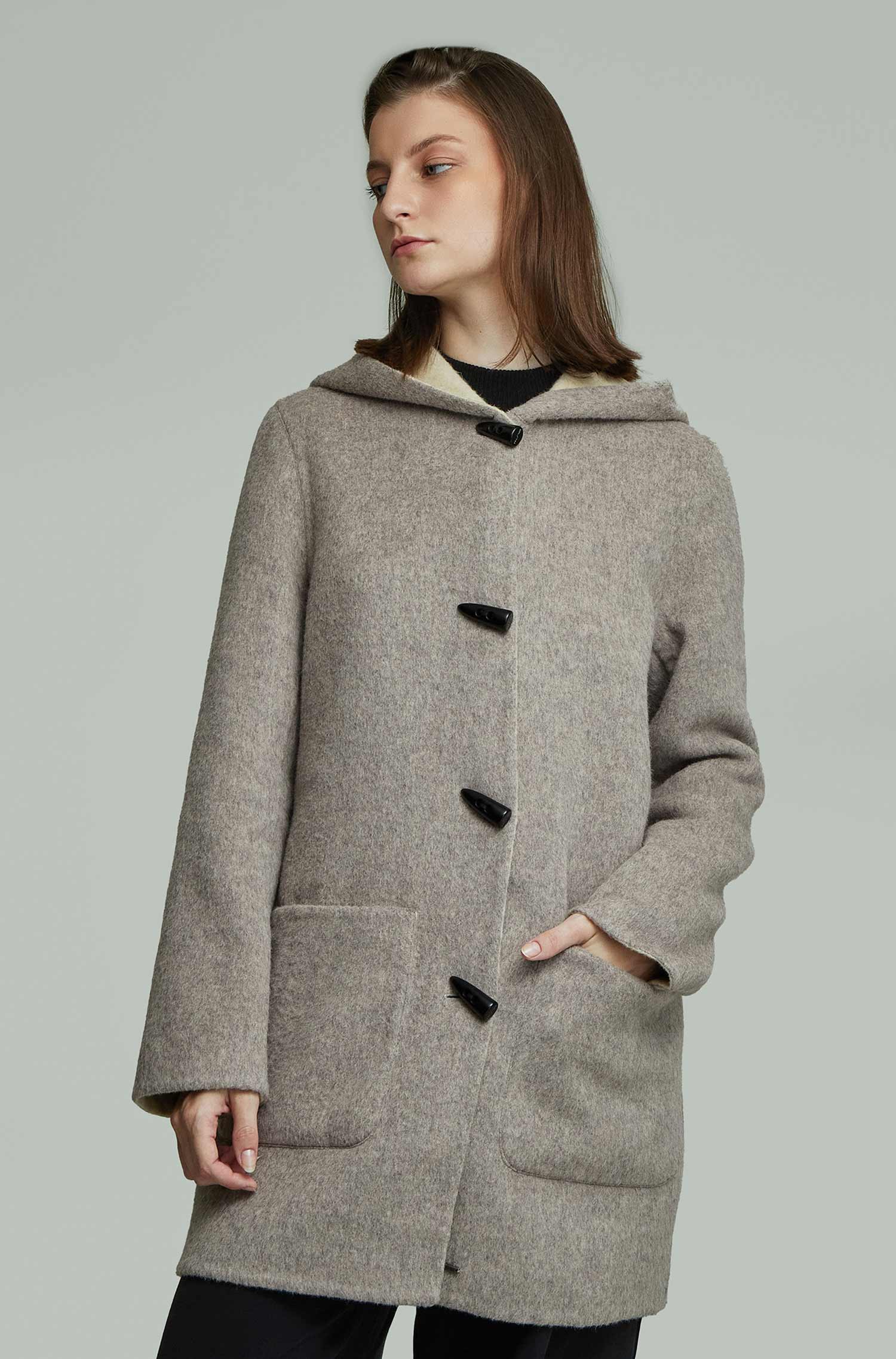 Alpaca coat ALAIA made of alpaca & wool